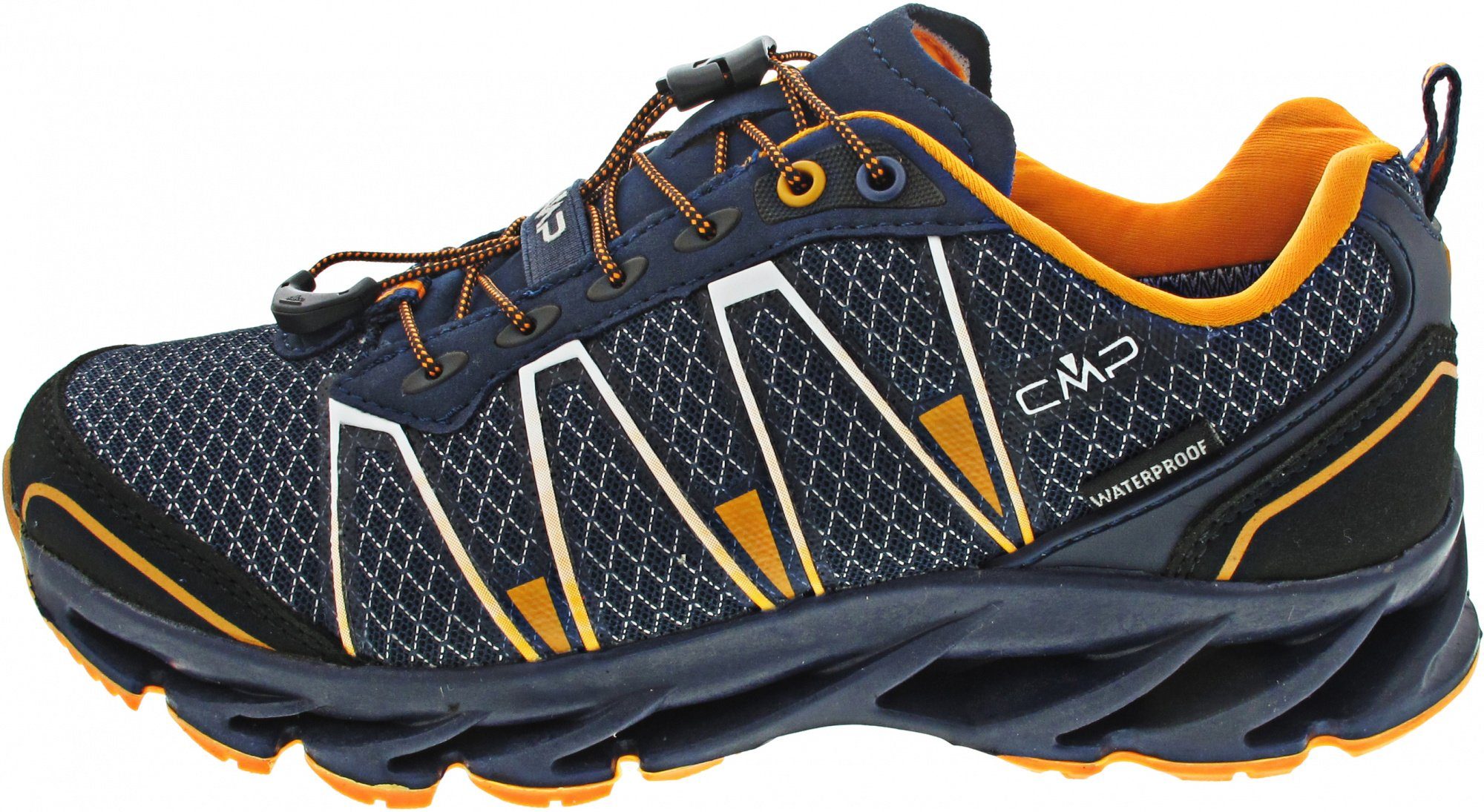 CMP Kids Altak Trail Shoe Wanderschuh wasserdicht, Texmembran, atmungsaktiv, Wechselfußbett 34NH B.BLUE-CARROT