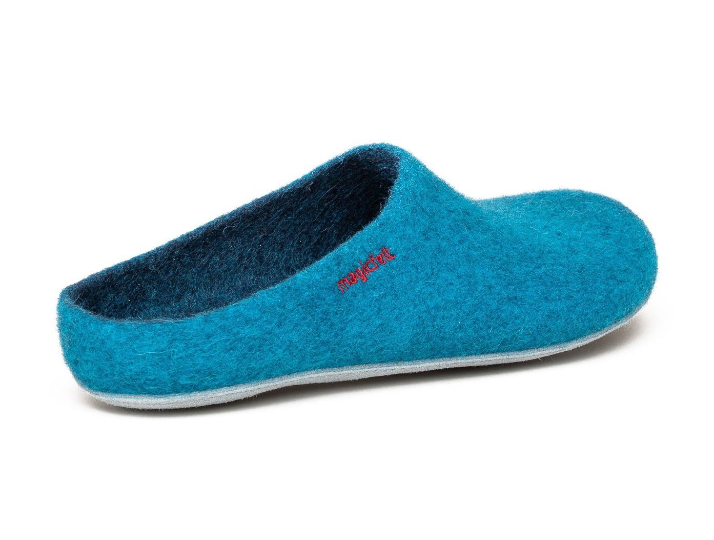 Gottstein Magicfelt 701 (100% Wolle) blau (Größe 36-42) Hausschuh