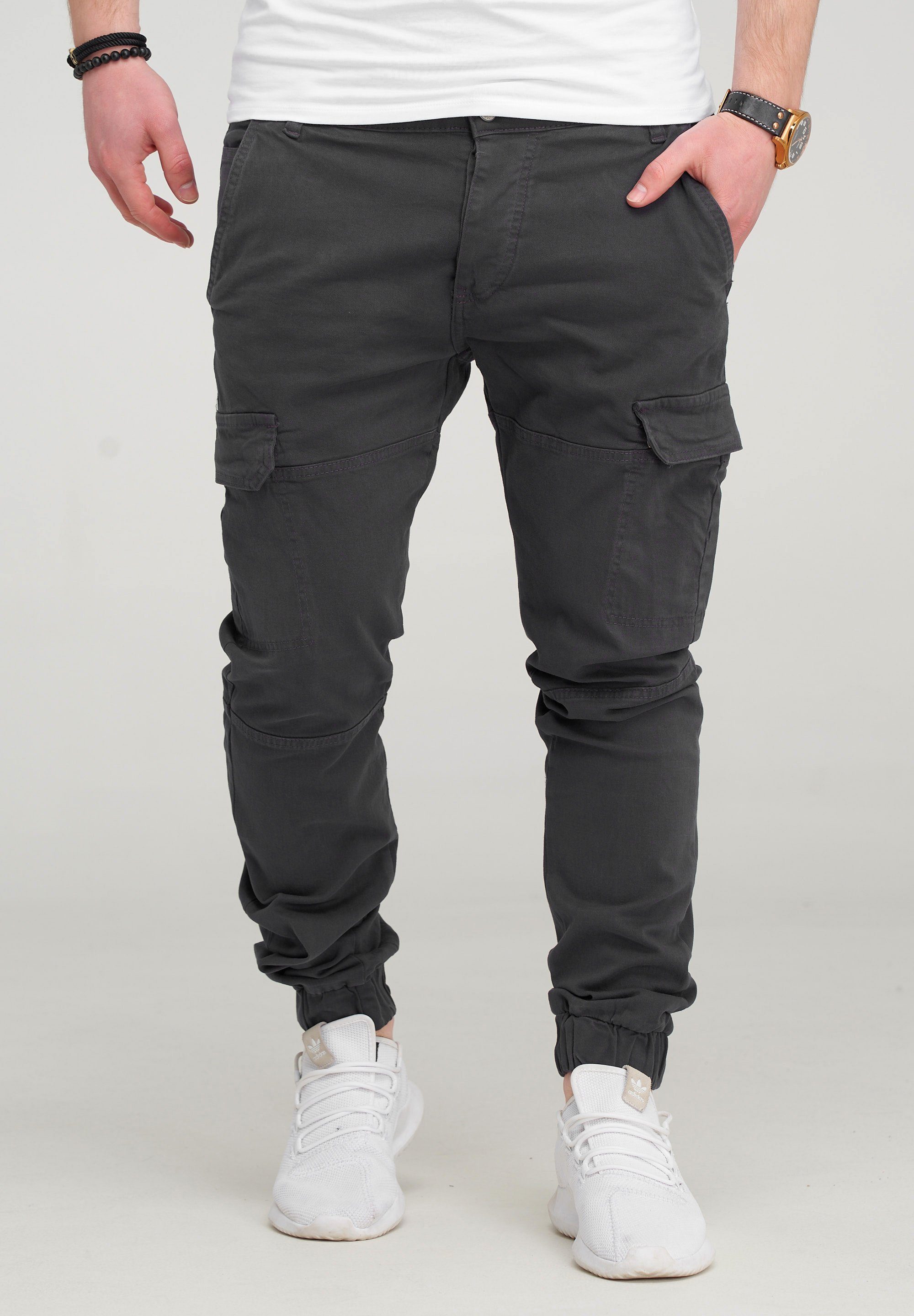 behype Cargohose BHMattheo2 im Jogging-Design