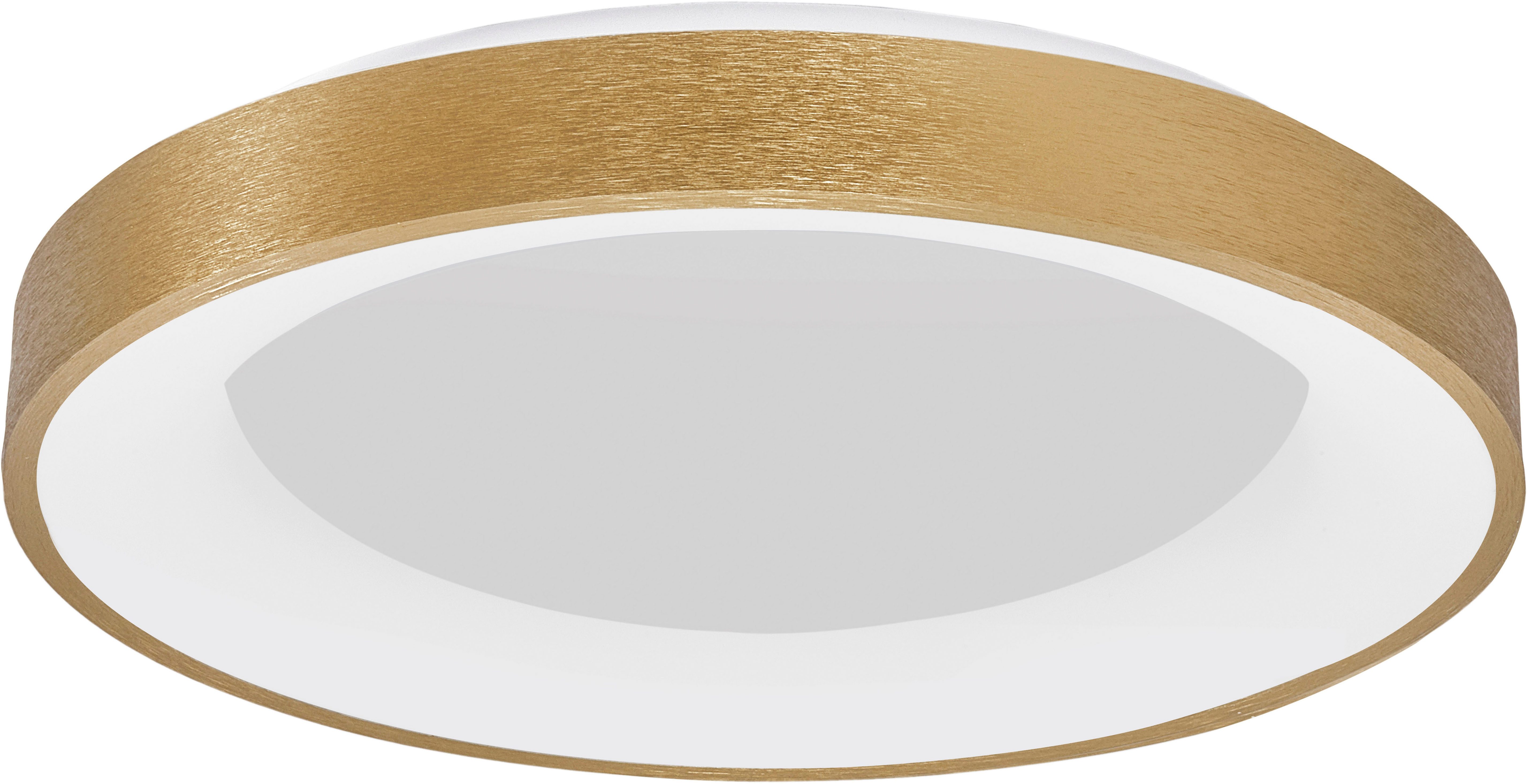 Nova Luce LED Deckenleuchte RANDO THIN, LED fest integriert, Warmweiß