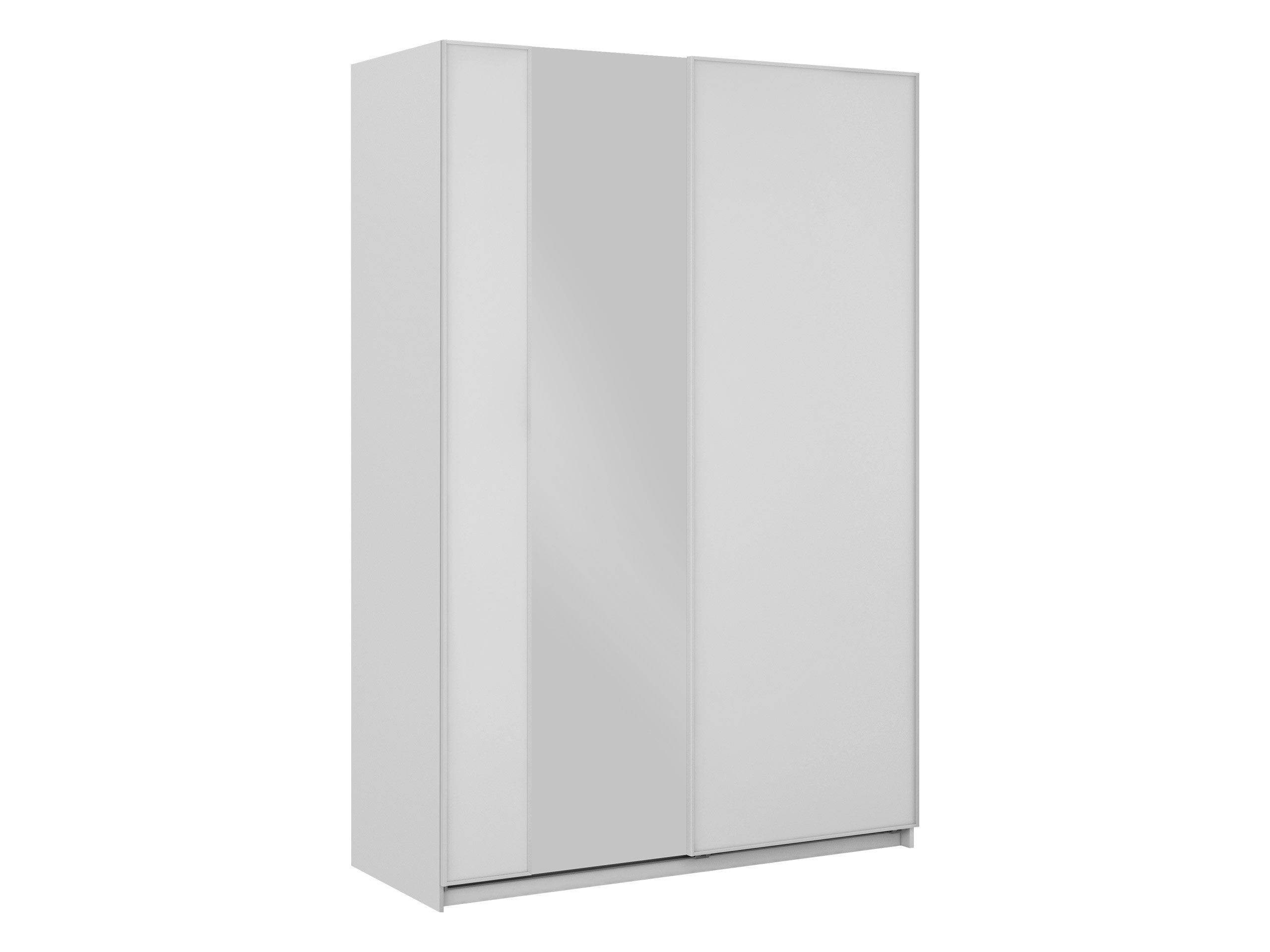 MIRJAN24 Kleiderschrank Maxi 2D 150 MX02 (mit zwei Schiebetüren) Frontspiegel 3 mm, Gedämpftem Schließsystem