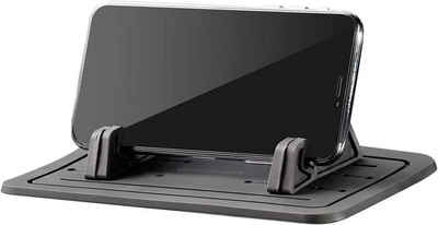Kremer 3-Teilig KFZ Auto Anti-Rutsch-Matte mit Halter für Auto, Smartphones Smartphone-Halterung