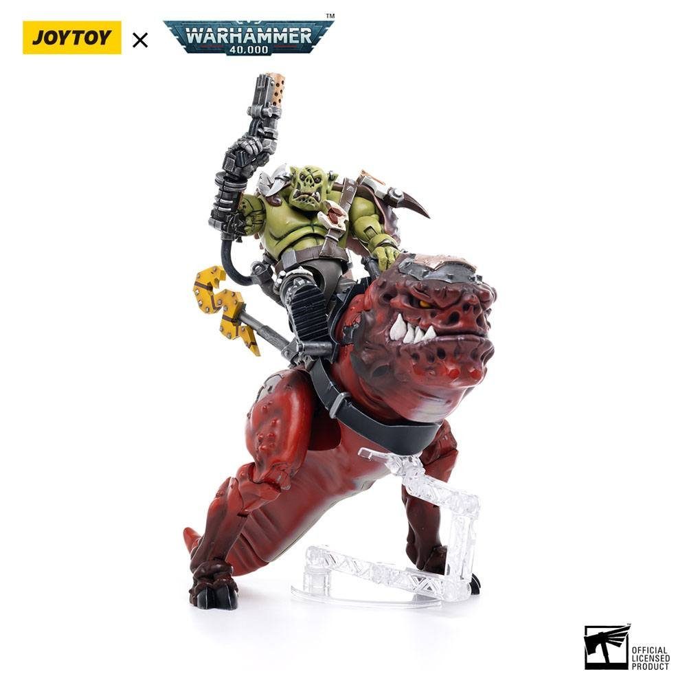 Joytoy (CN) Actionfigur Warhammer 40k Orks Squighog Nob On Smasha Squig Actionfiguren Set