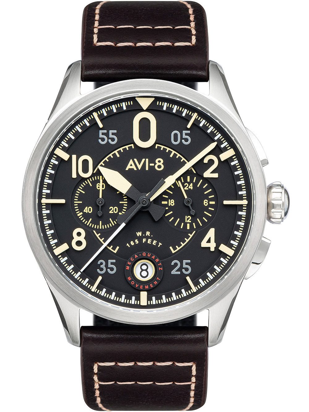 AVI-8 Quarzuhr AVI-8 AV-4089-01 Spitfire Chronograph Herrenuhr 42mm 5ATM AVI-8 AV-4089-01 Spitfire Chronograph Herrenuhr 42mm 5ATM