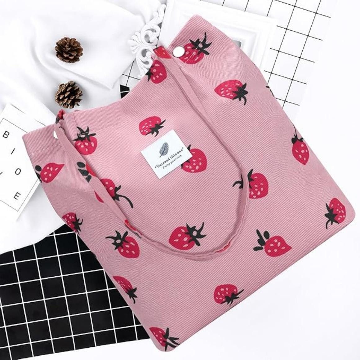 Cachito Schultertasche Damen Grosse Kapazität Canvas Tasche Tote Handtasche