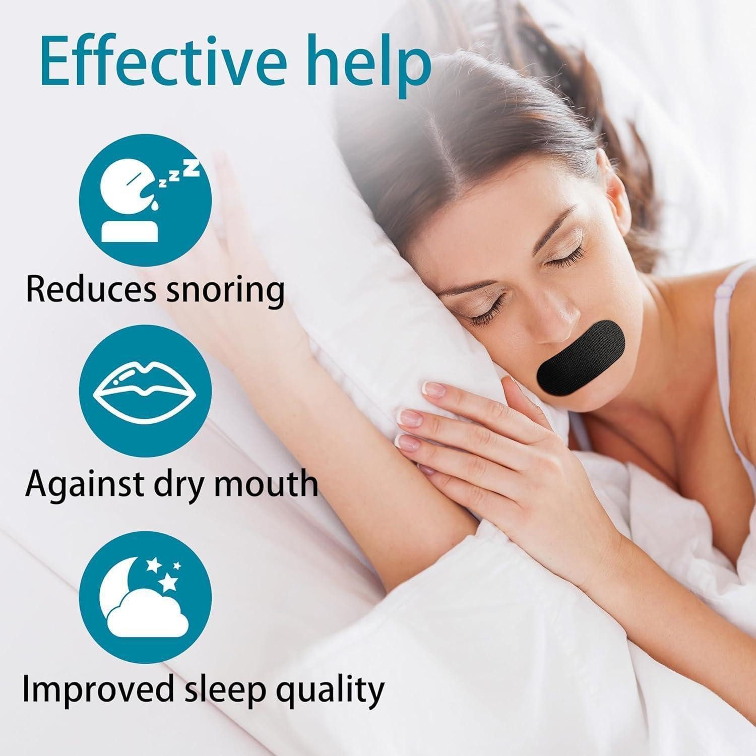 LuxusKollektion Schnarchstopper Mouth Tape 50 Stk. Anti Schnarchen Atemhilfe
