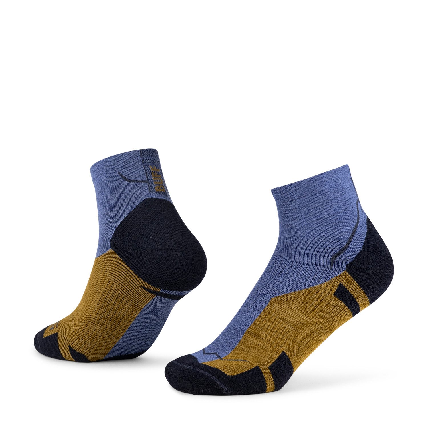 Buff Sportsocken LW Merino Wool Quarter blue