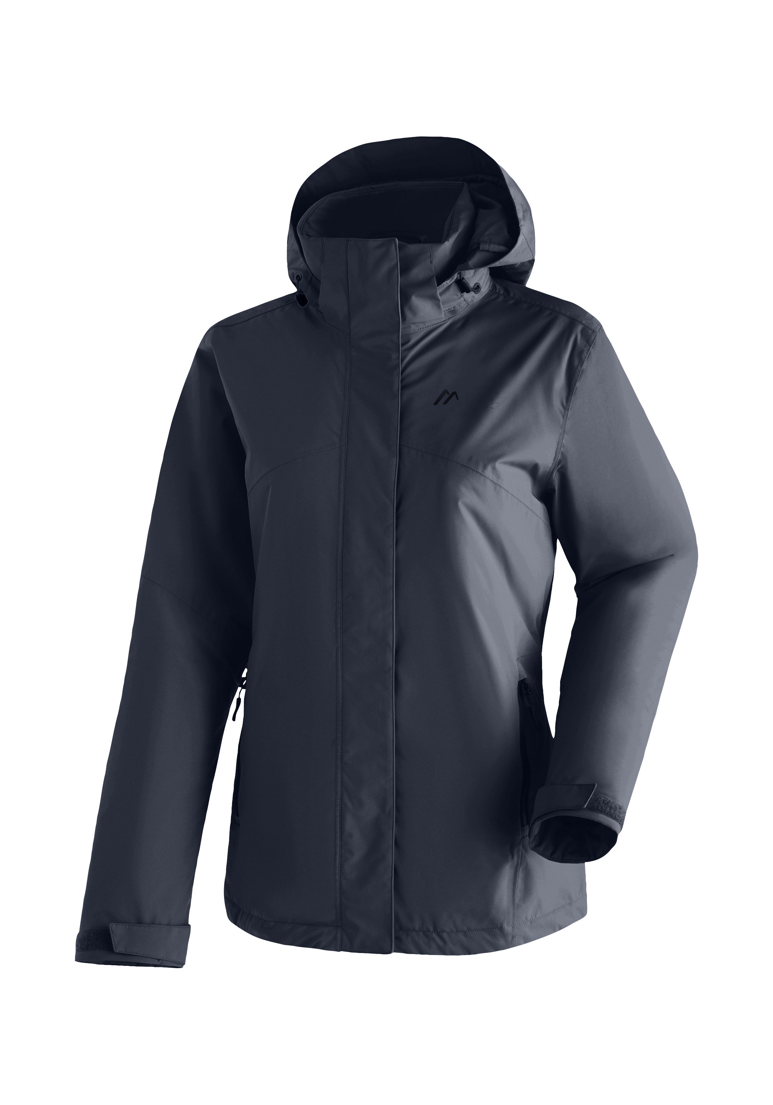 Maier Sports Regenjacke Metor Therm Rec W warme Damen Jacke mit Kapuze, Winterjacke wasserdicht atmungsaktiv