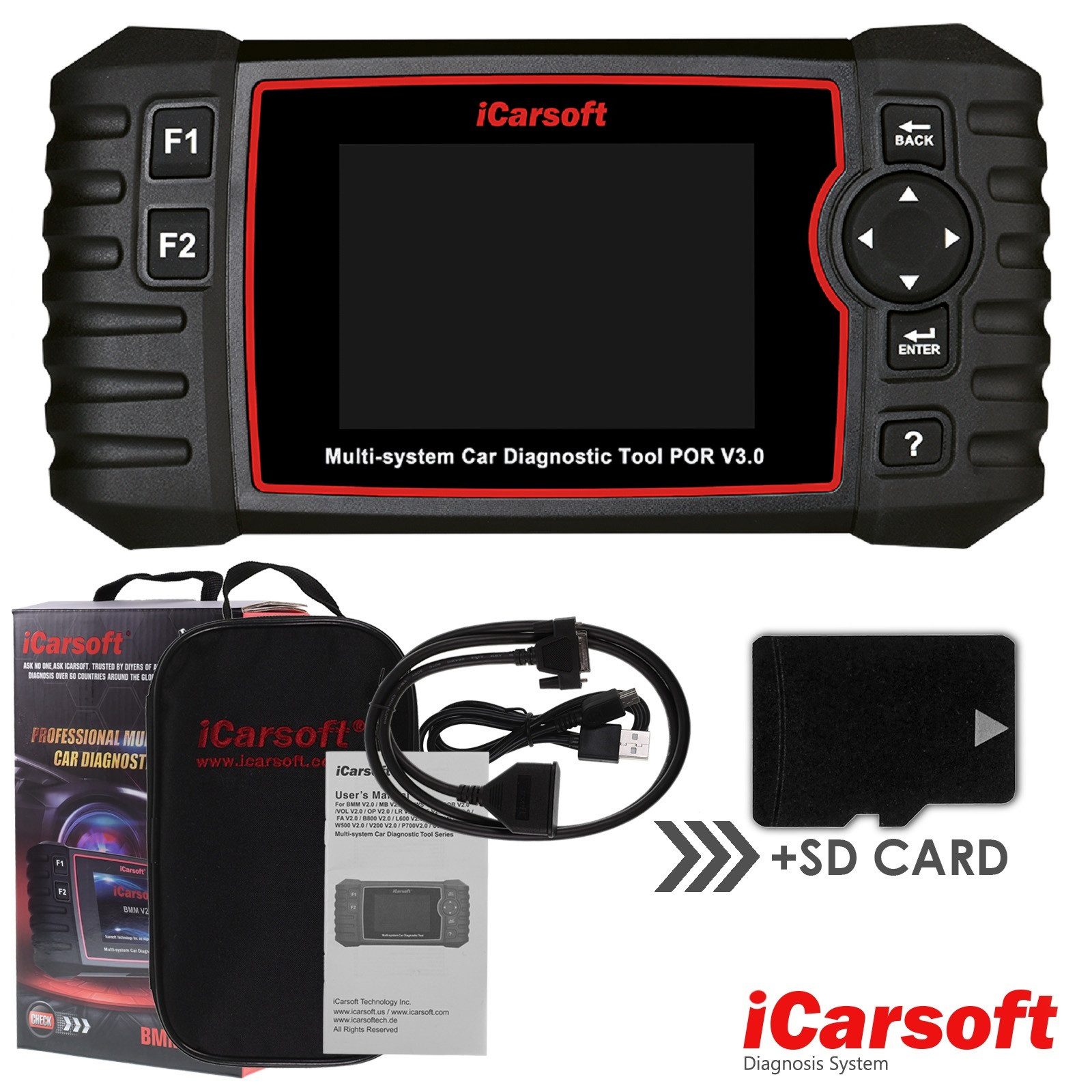 OBD2-Diagnosegerät POR V3.0 für Porsche inkl. deutsche Updates