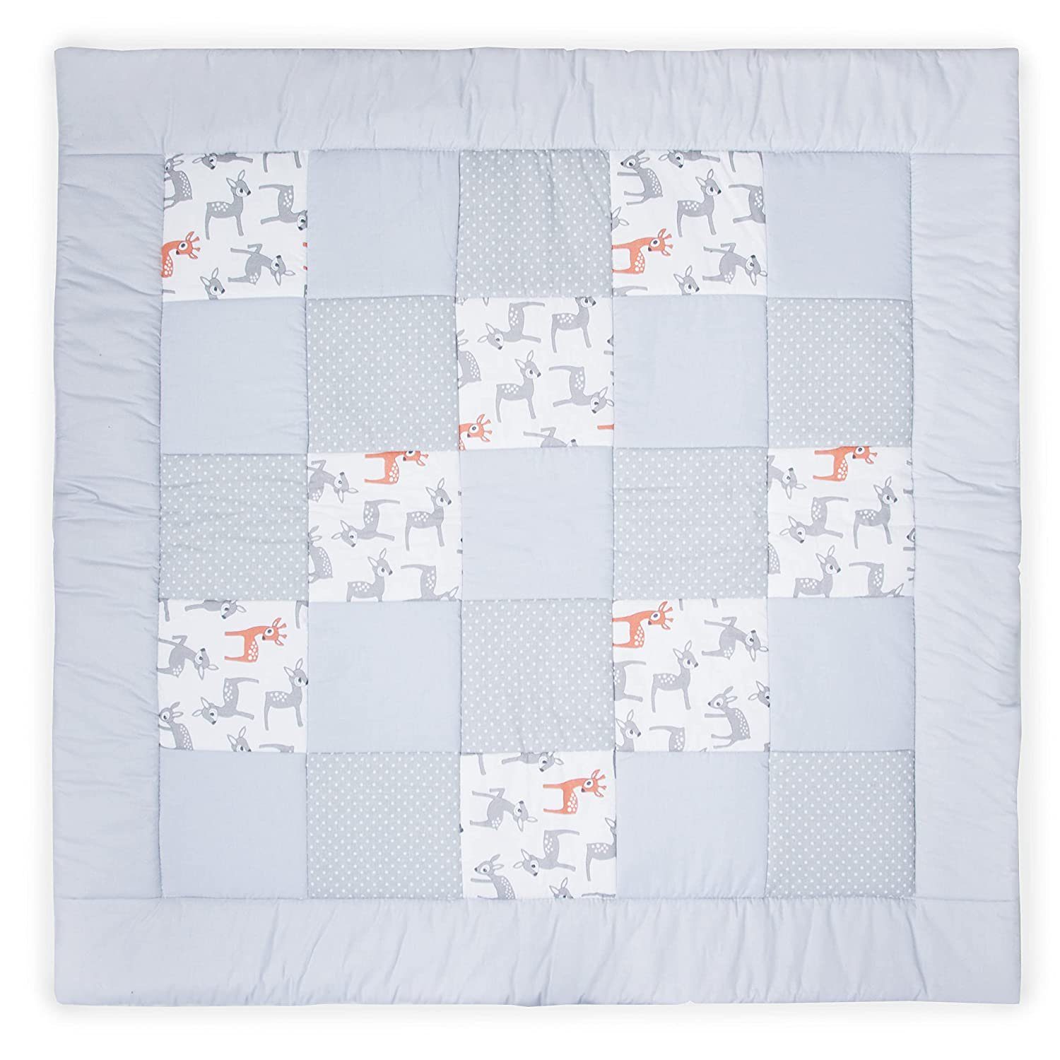 Krabbeldecke Krabbelmatte Spieldecke Matte Spielmatte ca. 145x145 cm, Amilian