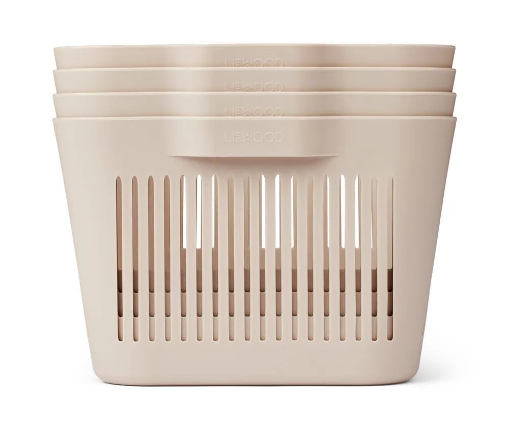 Liewood Aufbewahrungskorb Liewood Korb - Makeeva, S 4-Pack, Farbe: Sandy