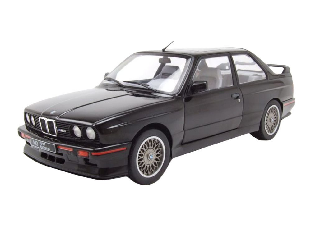Modellauto BMW M3 E30 Evo Sport 1990 schwarz