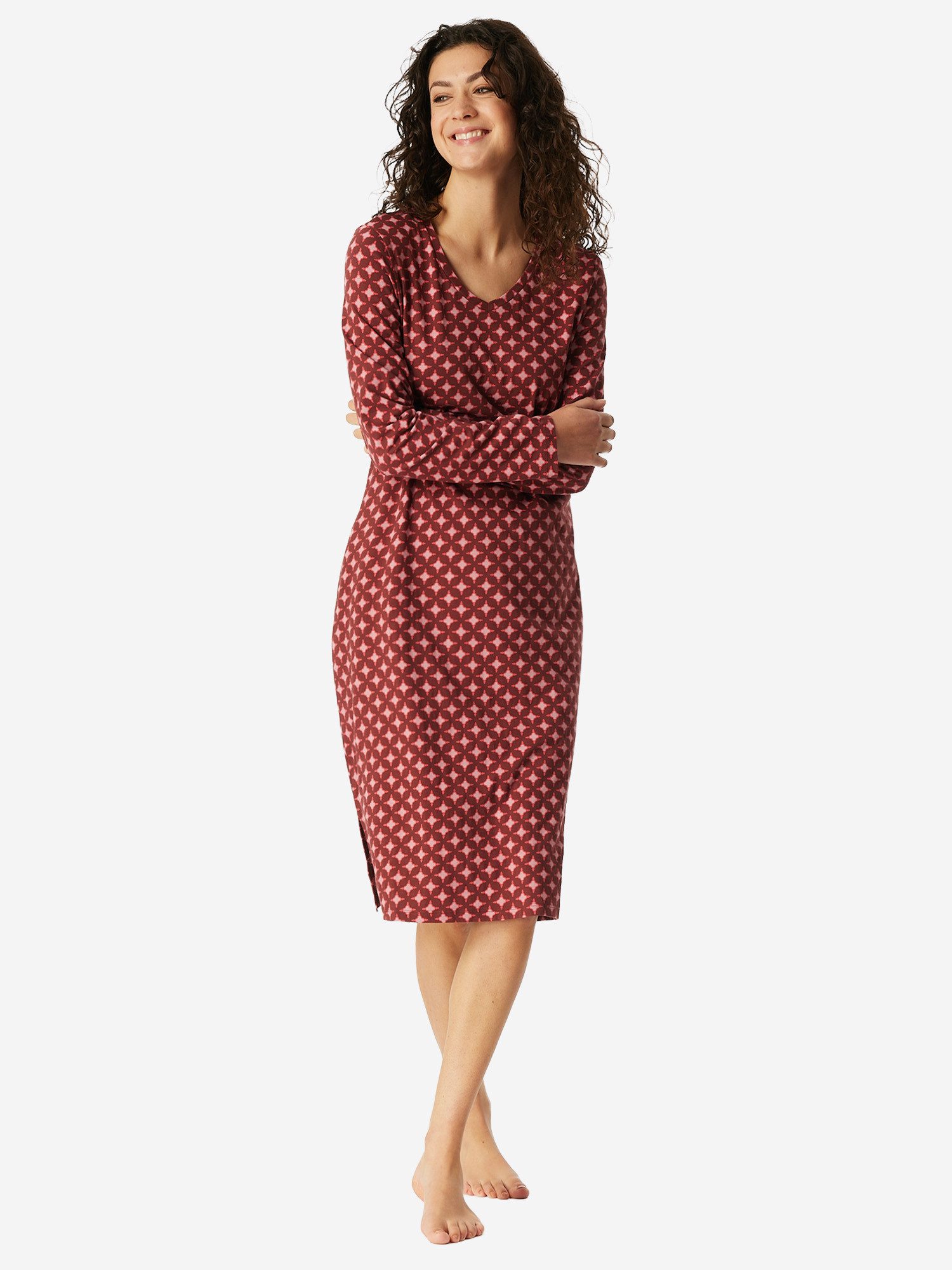 Schiesser Nachthemd Comfort Essentials Nacht-hemd schlafmode sleepwear günstig online kaufen