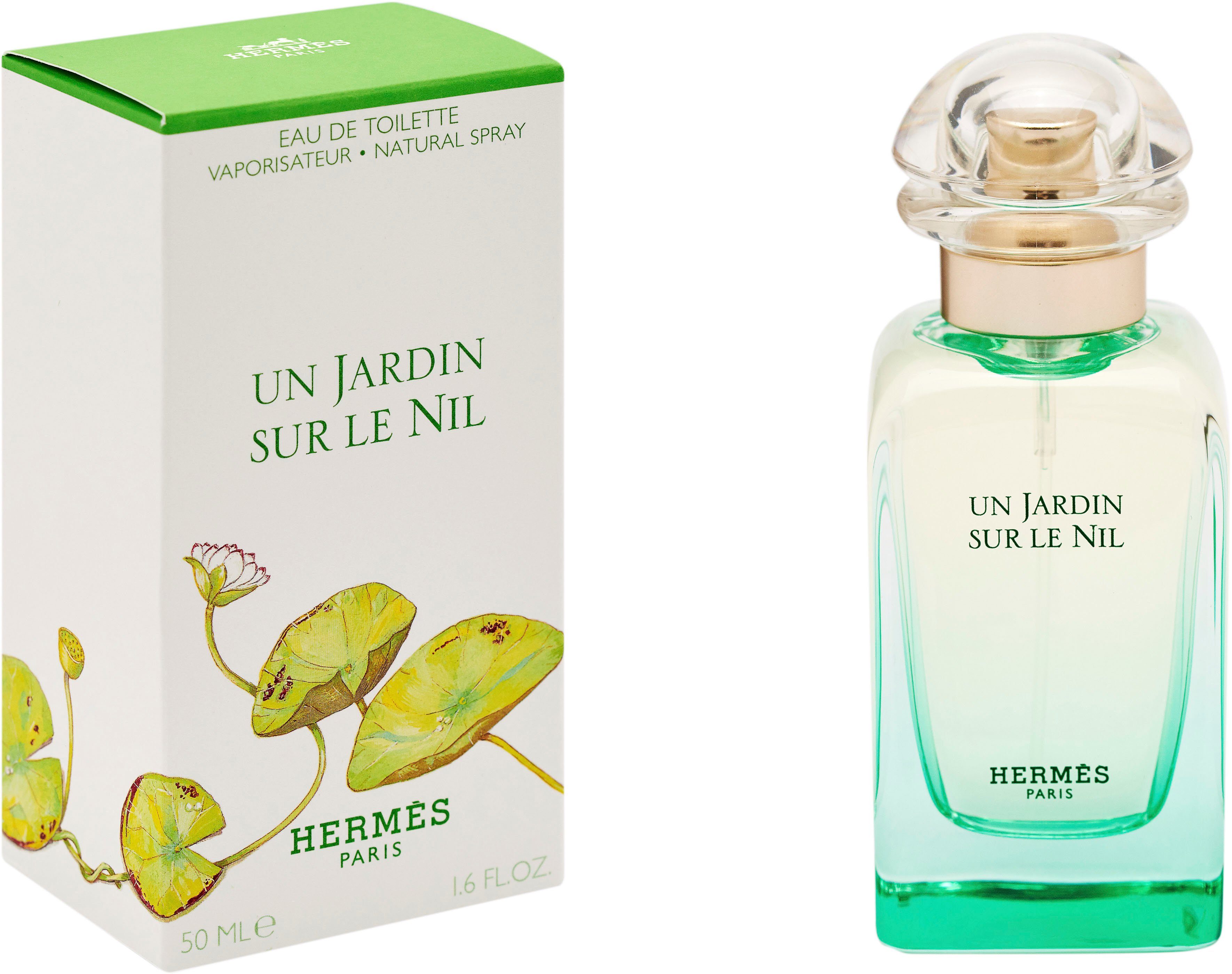 HERMÈS Eau de Toilette Un Jardin Sur Le Nil, mit einer blumigen und fruchtigen Duftnote