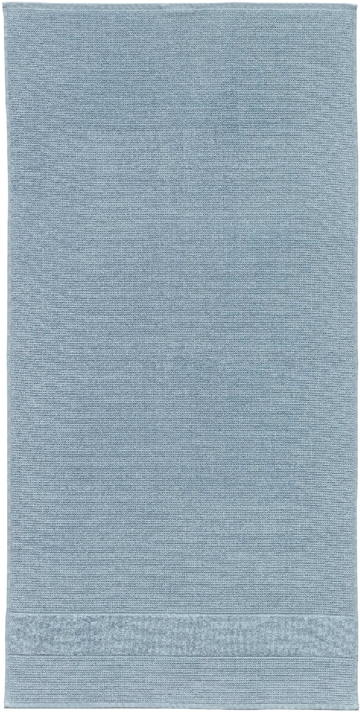 Schiesser Duschtücher Turin aus 100% Baumwolle in dezenter Reiskornoptik, Frottier (Set, 2-St), MADE IN GREEN by OEKO-TEX®