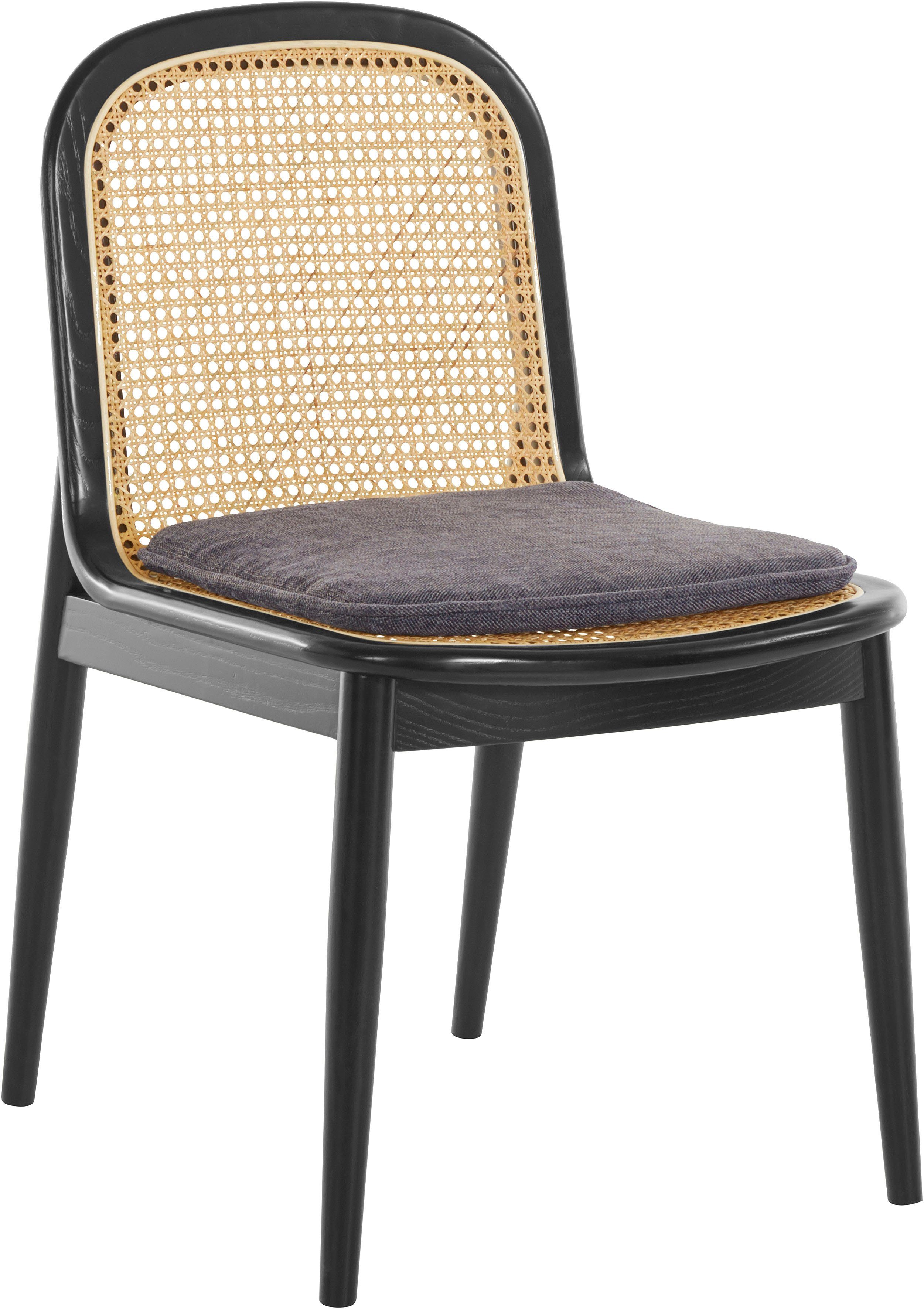 LeGer Home by Lena Gercke Esszimmerstuhl Lina, 2er-Set, Massivholz (Set, 2 St), Polsterstuhl mit Rahmen und Beinen aus massivem Eschenholz – Bild 2 von 5