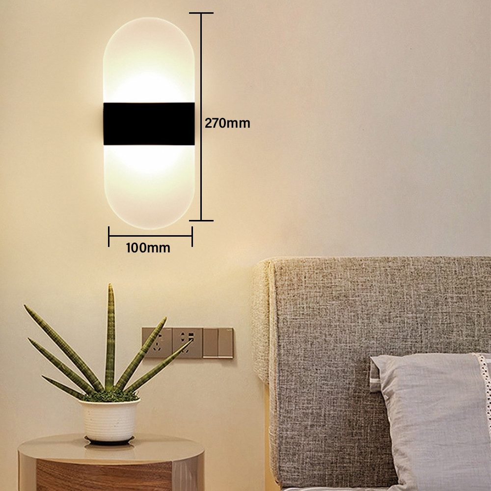 ZEUOPQ Wandleuchte Wandleuchte Acryl LED-Wandleuchte runden günstig online kaufen