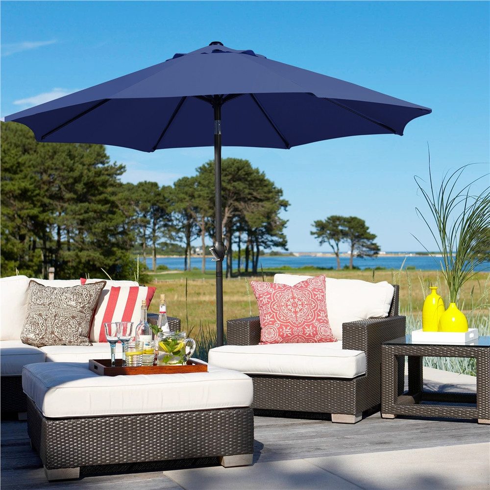 Yaheetech Sonnenschirm ∅ 223/270/294/327 cm, Gartenschirm günstig online kaufen