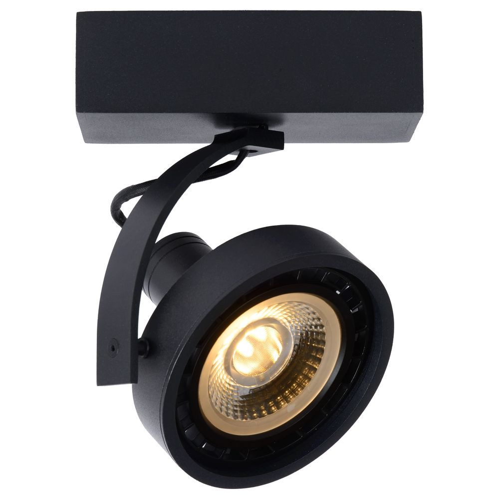 Lucide Deckenstrahler LED Deckenstrahler Dorian in Schwarz GU10 12W, LED