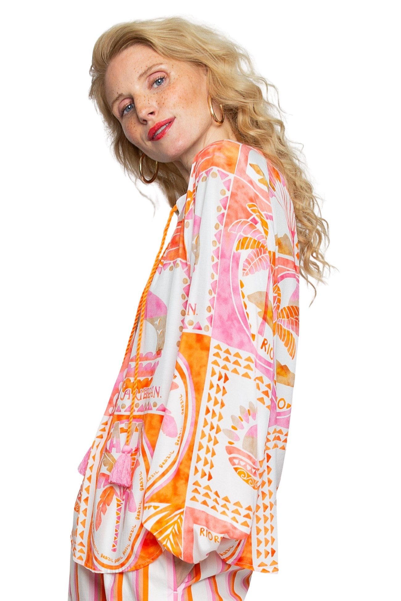 Emily Van Den Bergh Schlupfbluse Damenbluse 8933-010