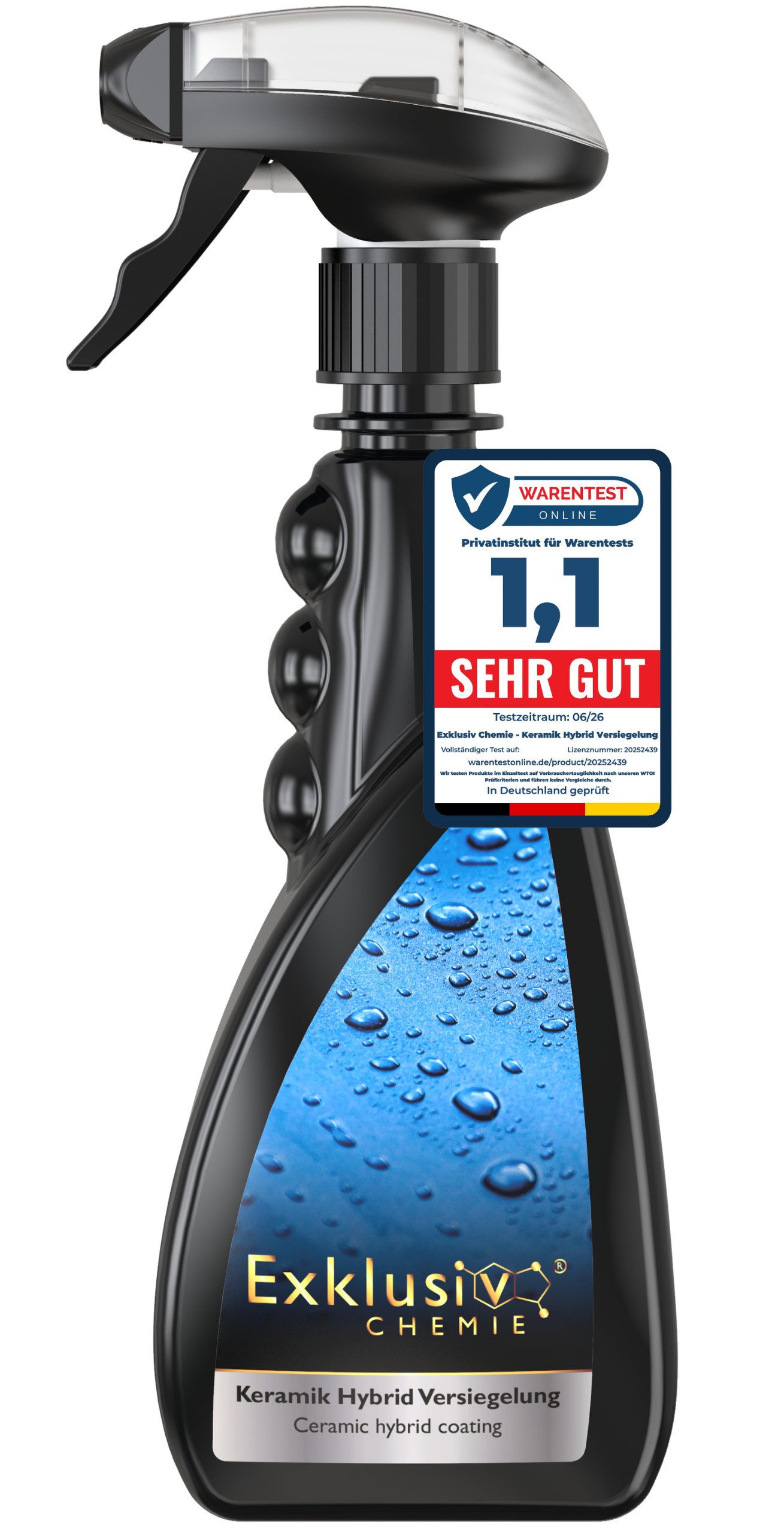 Exklusiv Chemie GmbH Keramik Hybrid Versiegelung Autopolitur, Abperleffekt