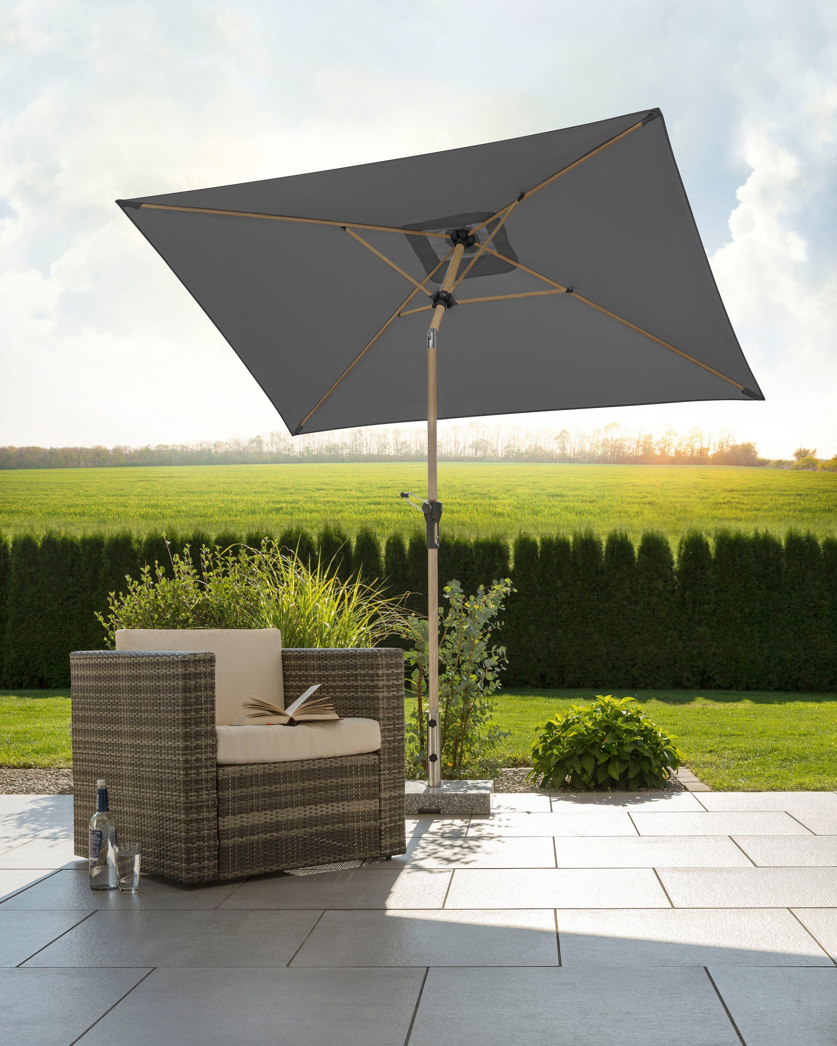 Schneider Schirme Marktschirm Cordoba, LxB: 230x150 cm