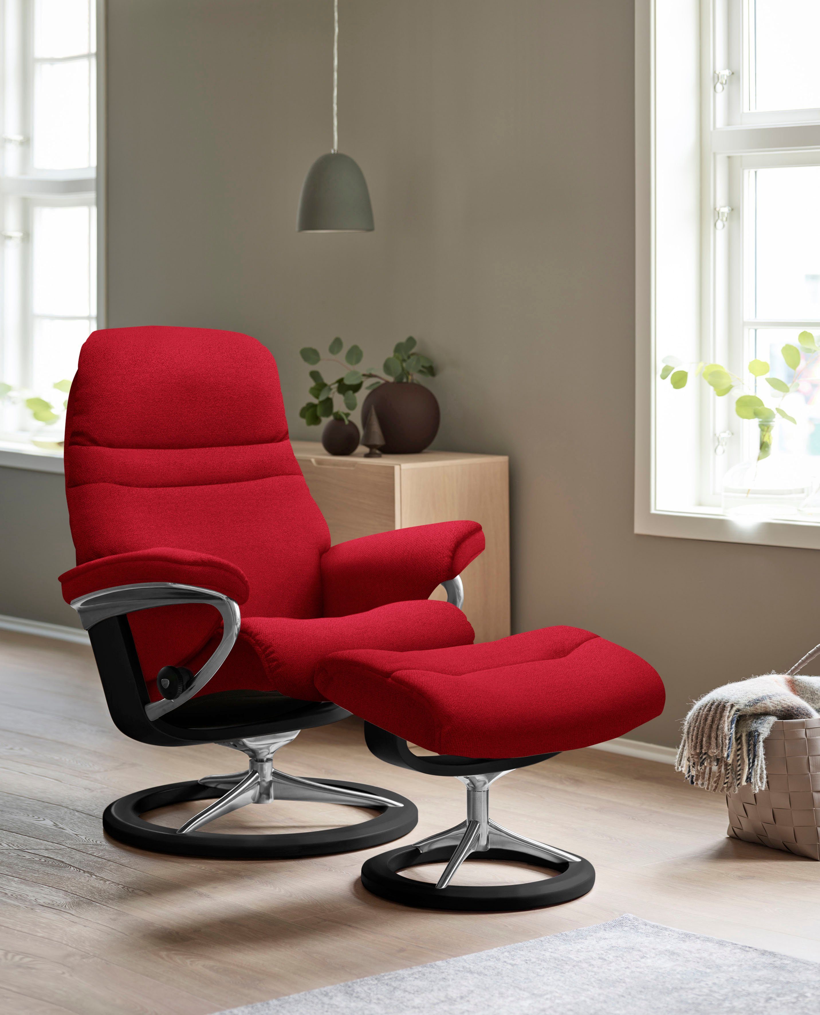 Schwarz mit Base, Gestell Sunrise, Relaxsessel Stressless® Größe S, Signature