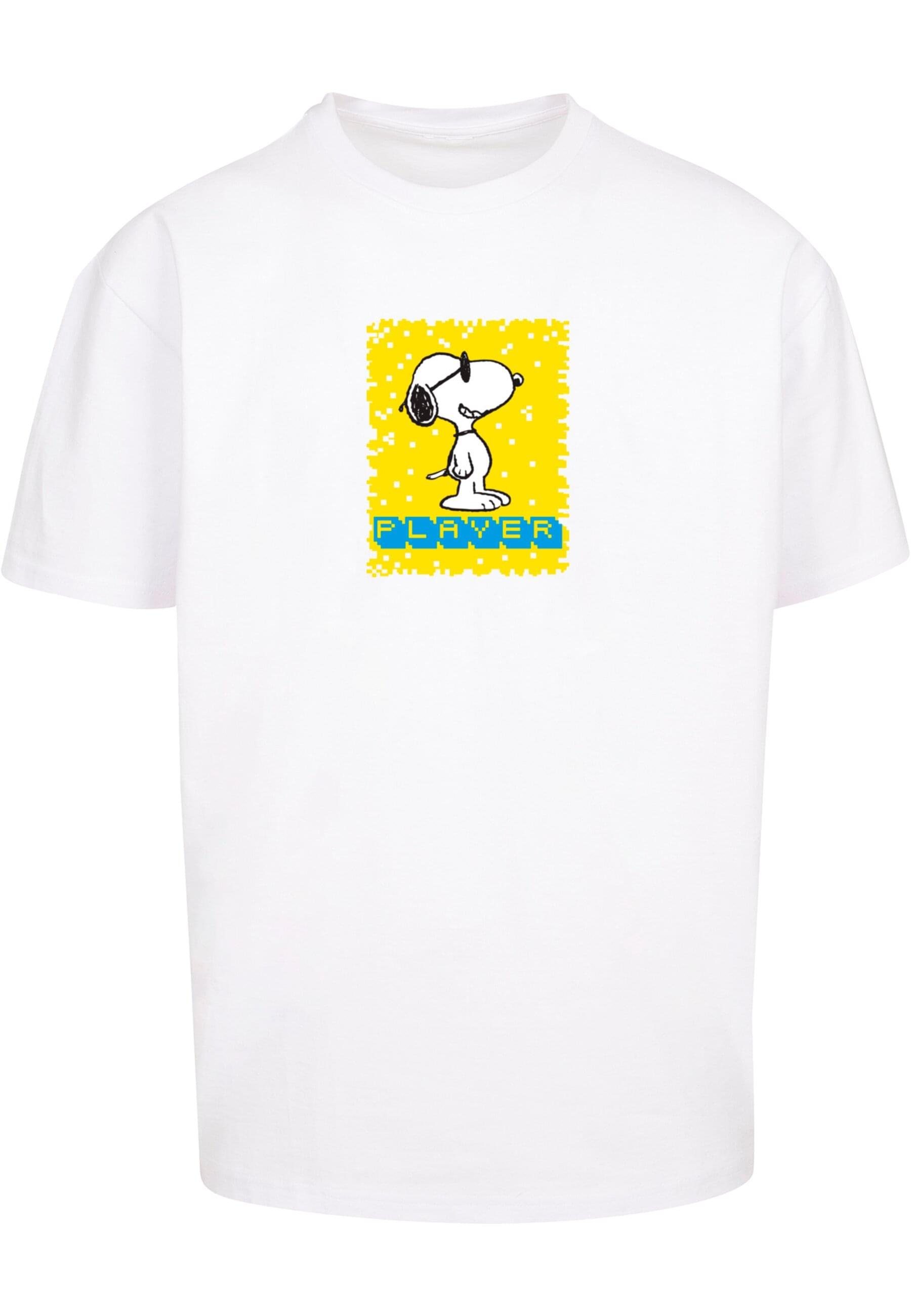 Heavy T-Shirt Merchcode Herren - Tee (1-tlg) Player Oversize white Ladies Peanuts
