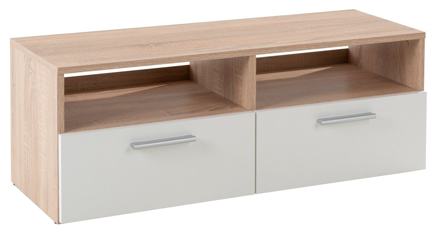 TV-Schrank TV-Lowboard RANA, Breite 95 cm mit 2 Klappen | TV-Schränke