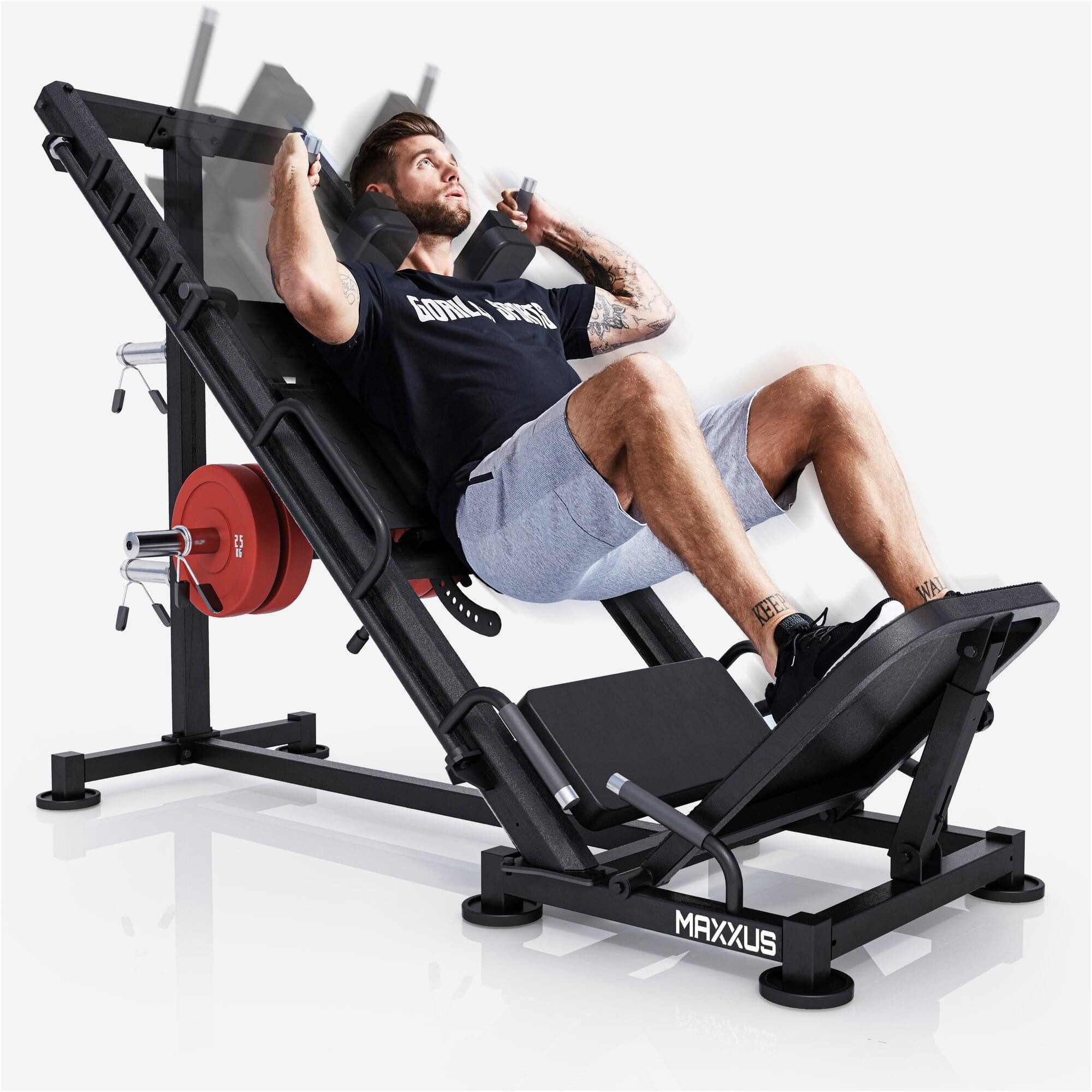 MAXXUS Oberschenkeltrainer Beinpresse 2in1, (1-St)