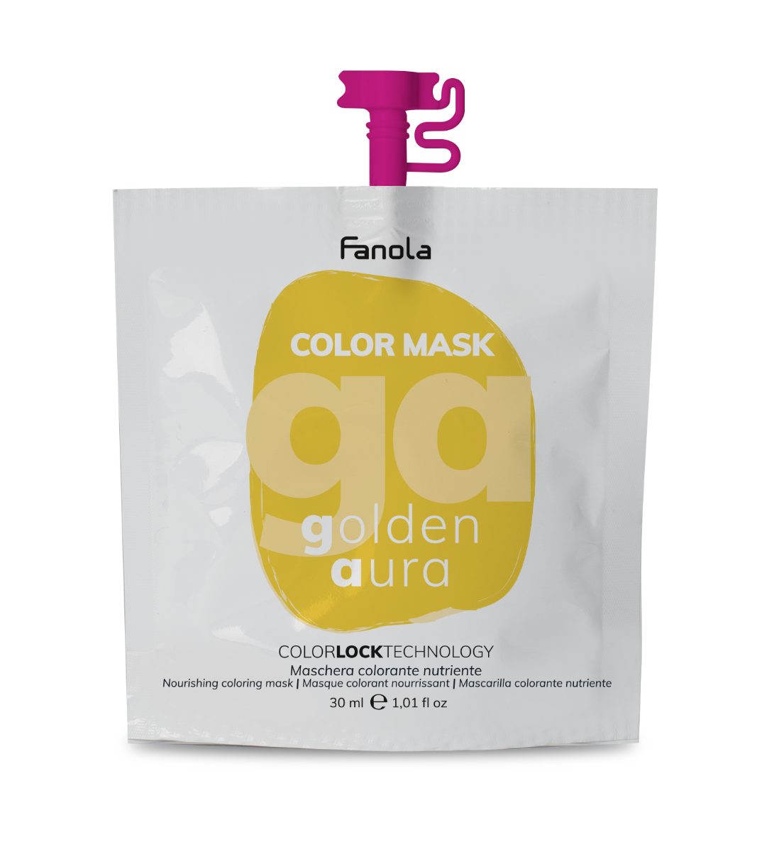 Fanola Haarfarbe Fanola Fanola Color Masker Golden Aura 30ml Golden Aura