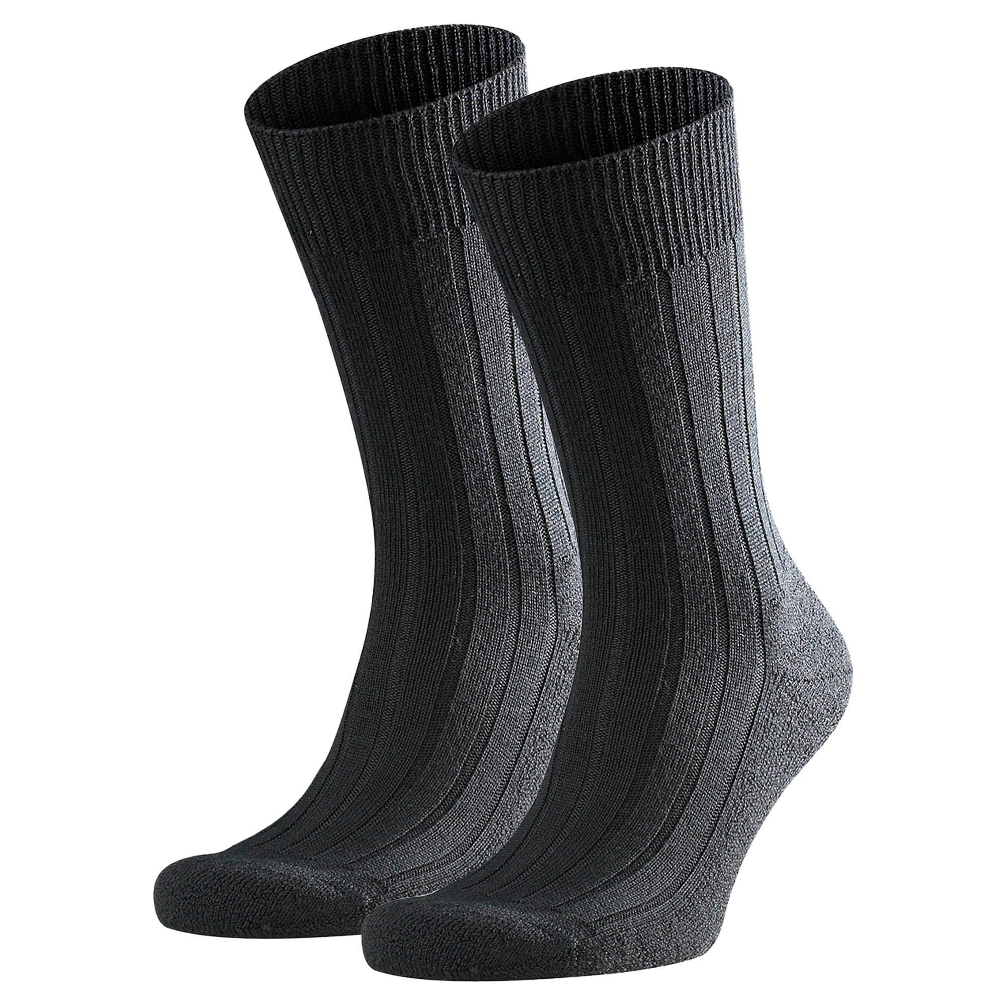 Kurzsocken Herren Socken 2er Pack Wollmischung