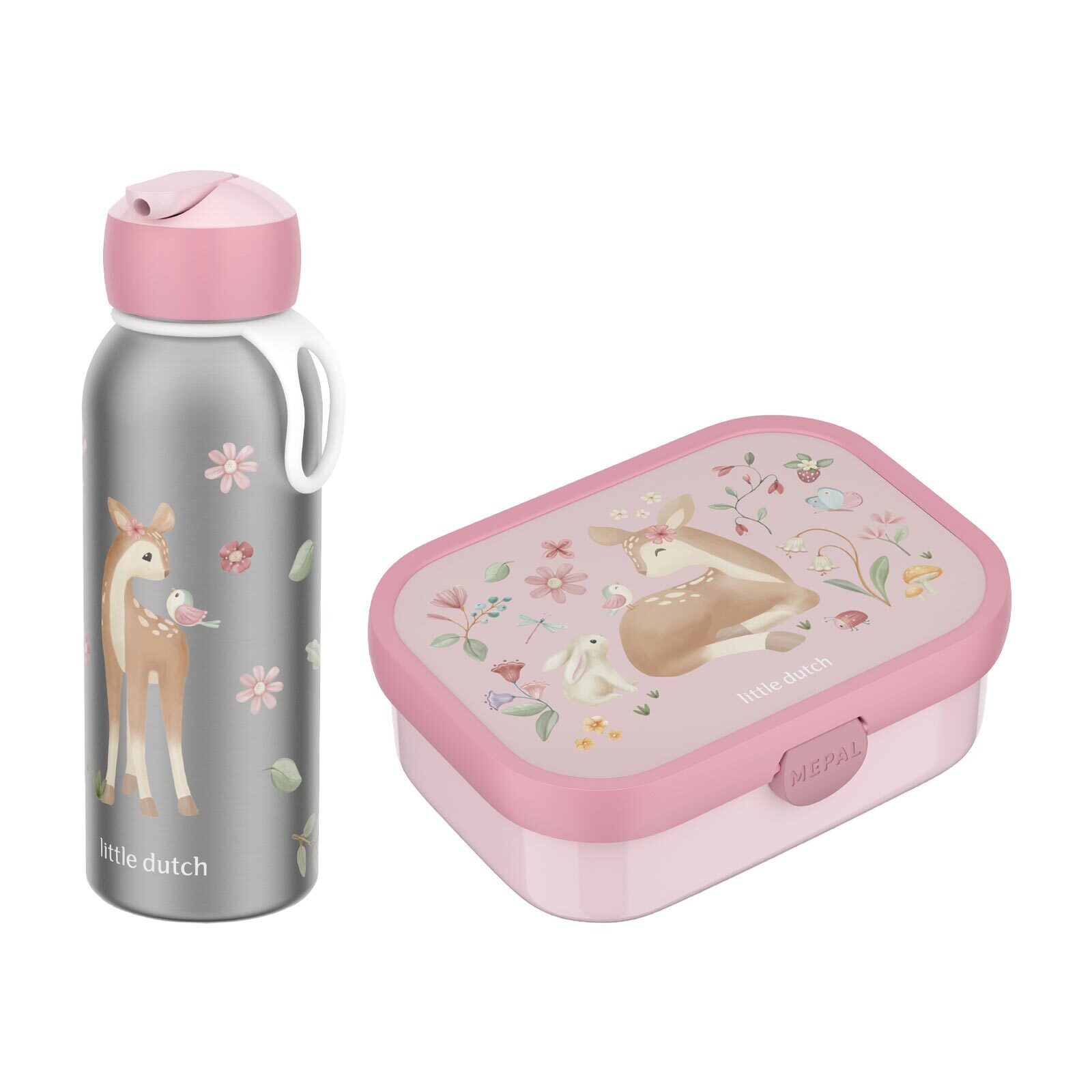 Mepal Lunchbox Campus Lunchset mit Thermoflasche 2er Set, Material-Mix, (2-tlg), Spülmaschinengeeignet