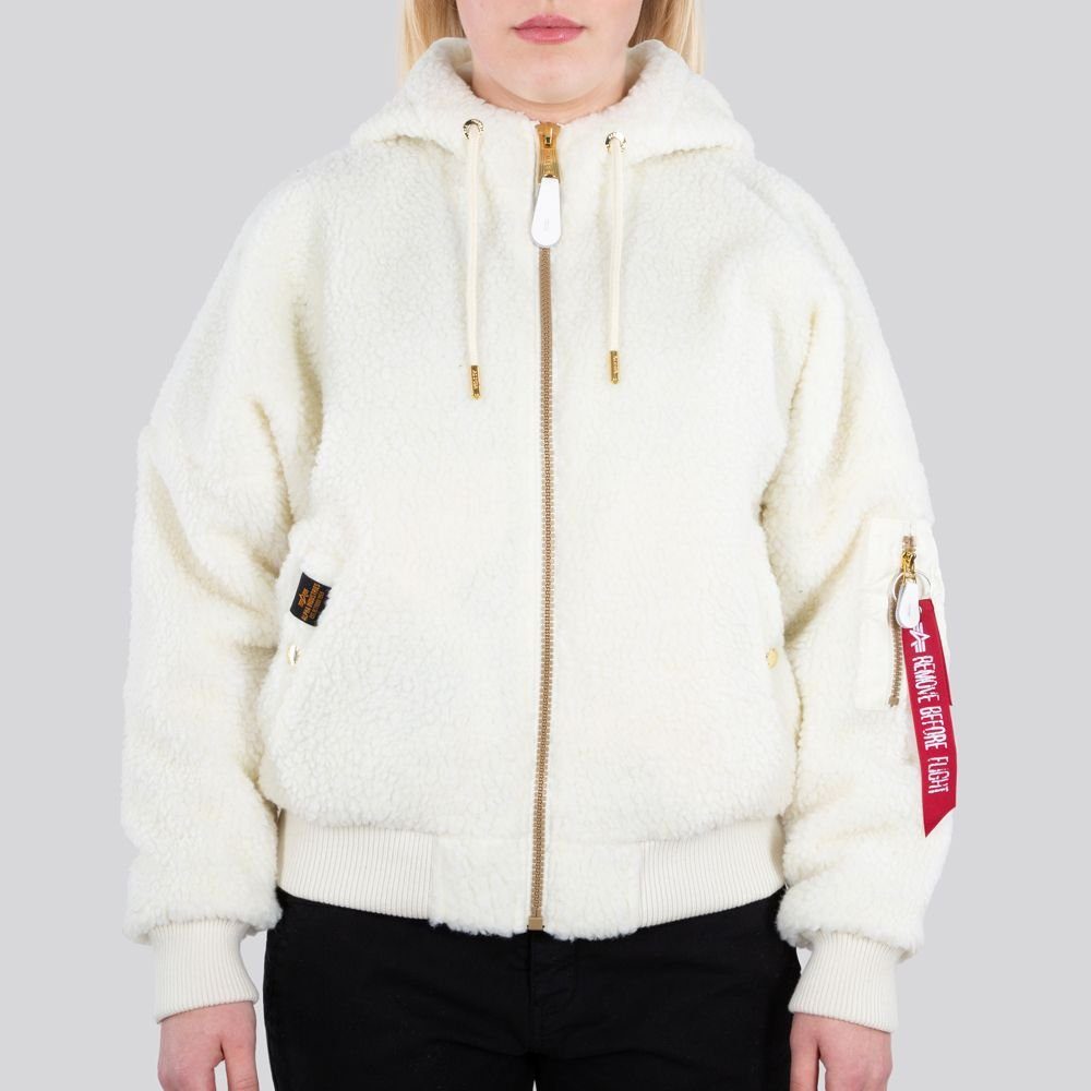 Alpha Industries Kurzjacke Ma-1 Os Hooded Teddy Wmn günstig online kaufen