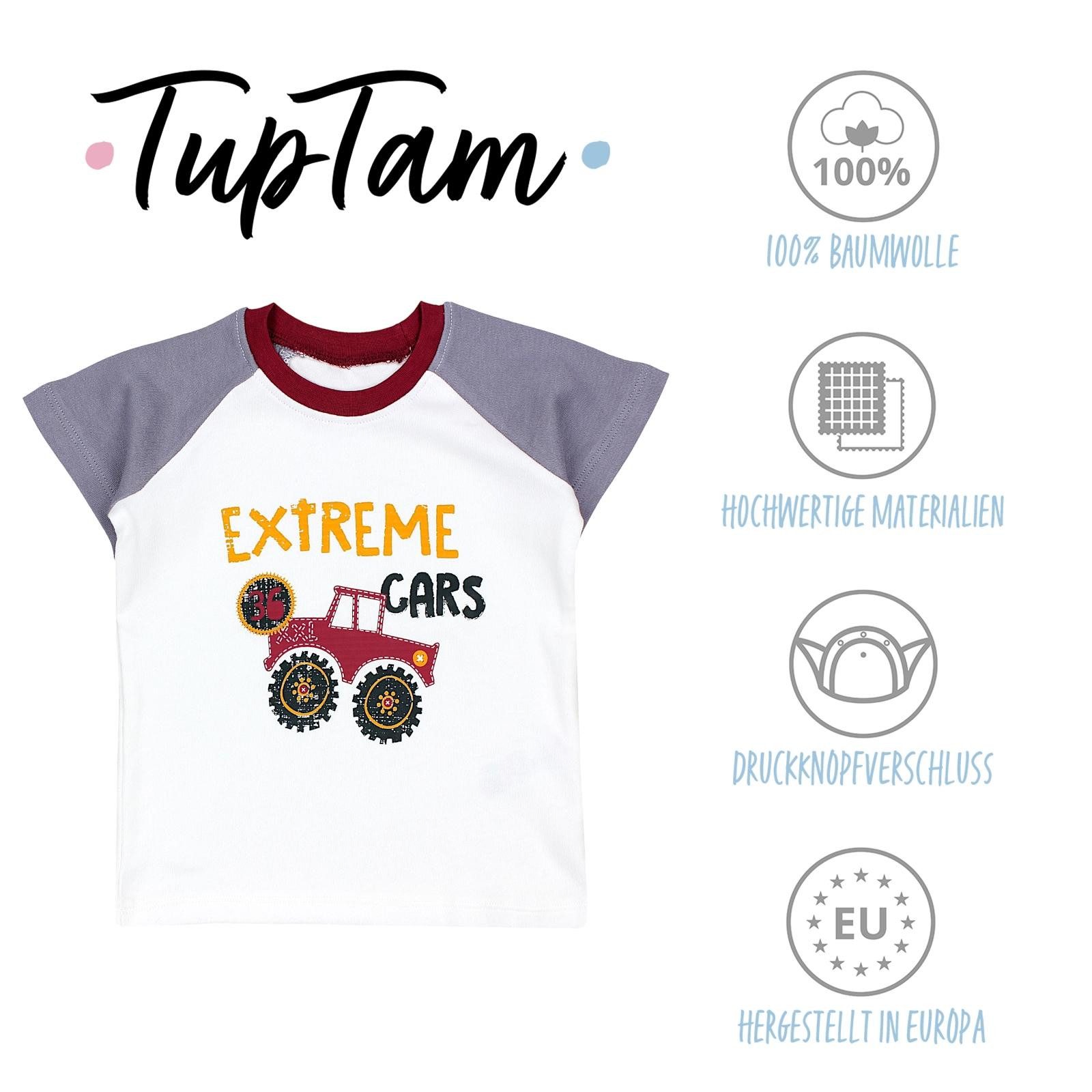 TupTam T-Shirt TupTam Baby Jungen Kurzarm T-Shirt 5er Set