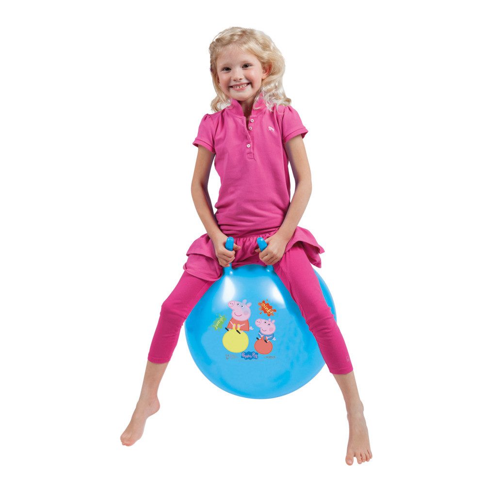 John GmbH Hüpfball John Sprungball Peppa Pig mit 2 Griffen Ø40-50cm