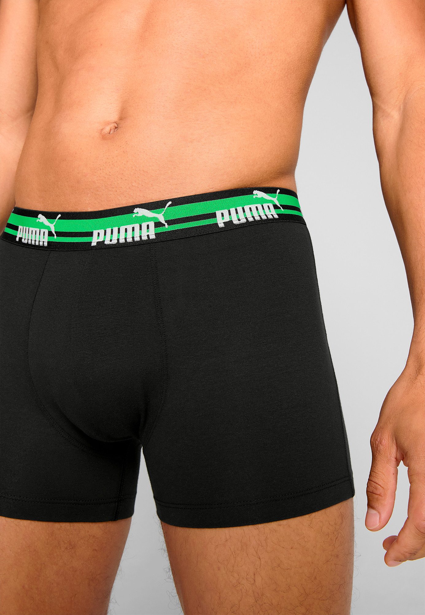 PUMA Boxershorts PUMA Herren Boxershorts Bold Elements im 6er Pack (6-St., 6er Pack)