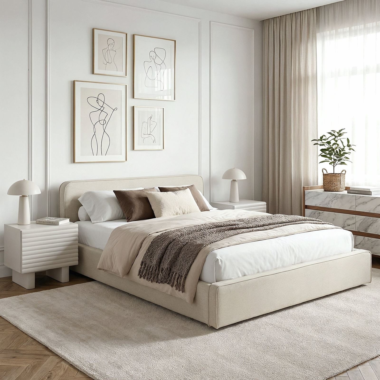 IDIMEX Polsterbett MARINI, Bett 140x200 cm mit Lattenrost Doppelbett mit Ko günstig online kaufen