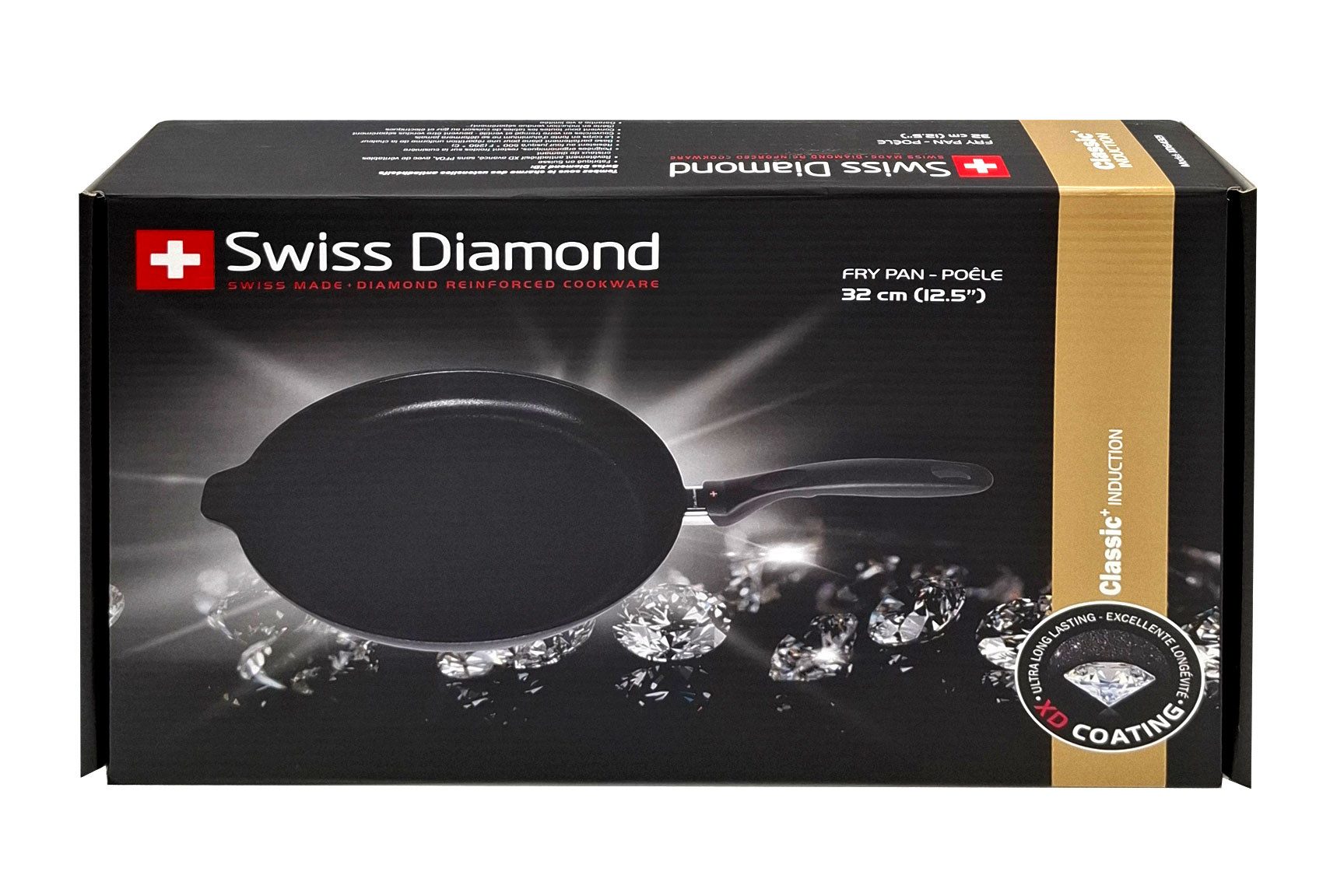 Swiss Diamond Bratpfanne Swiss Diamond XD6432I Antihaft-Bratpfanne 32cm