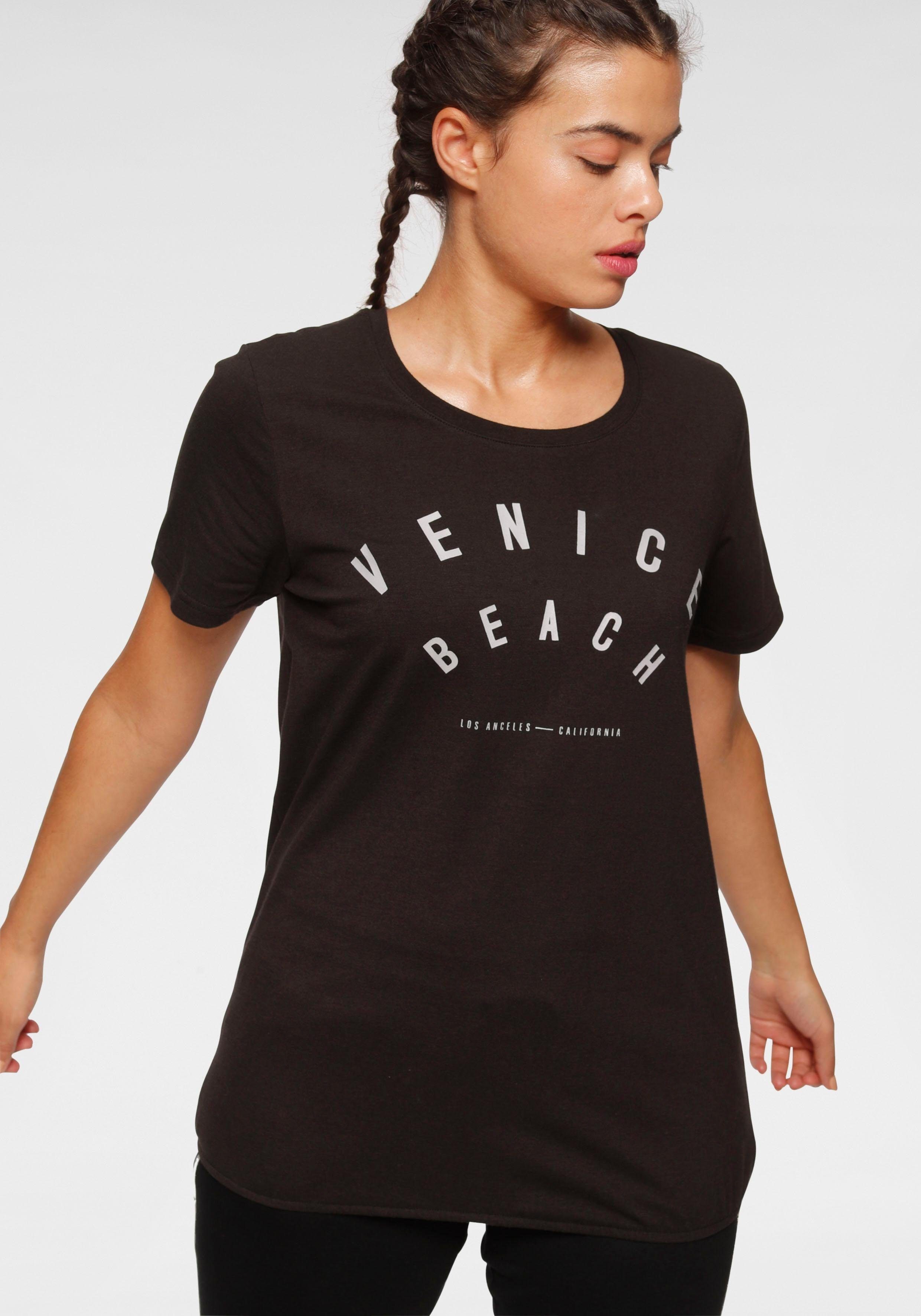 T-Shirt Venice Beach (Packung, 2-tlg) schwarz-petrol