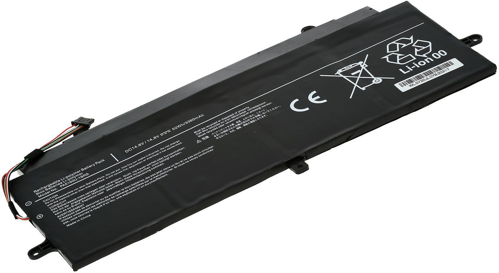 Powery Akku kompatibel mit Toshiba Typ PA5160U-1BRS Laptop-Akku 3500 mAh (14.8 V)