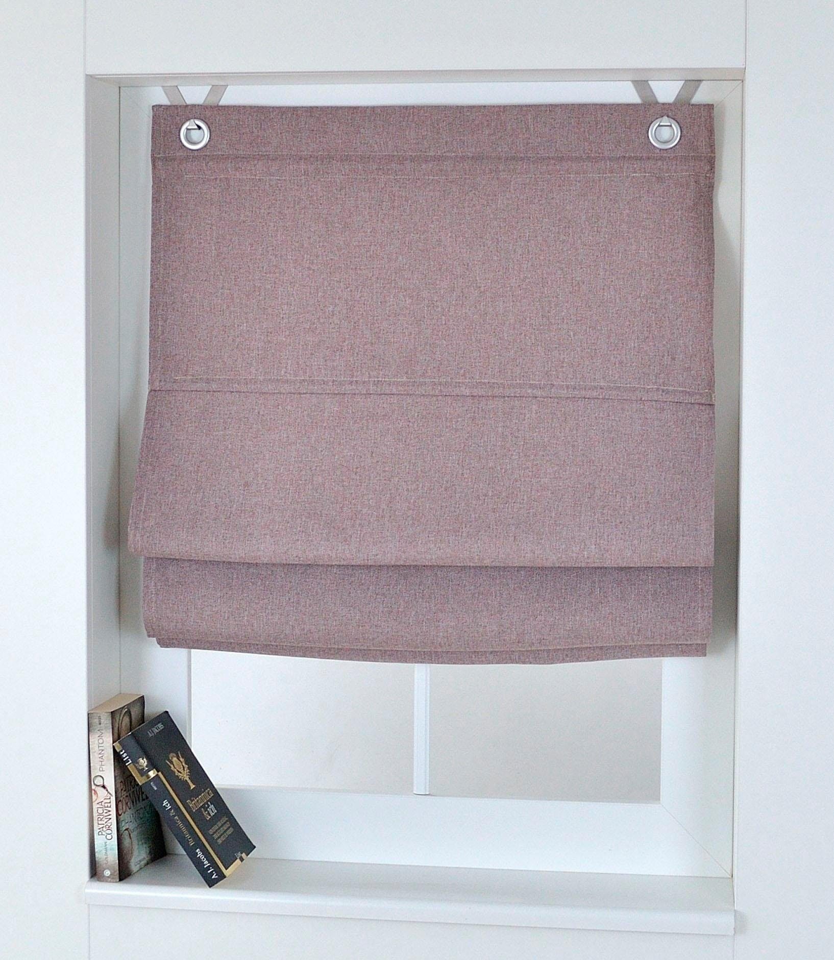 Kutti Raffrollo Dimout, mit Hakenaufhängung, ohne Bohren, freihängend, verd günstig online kaufen