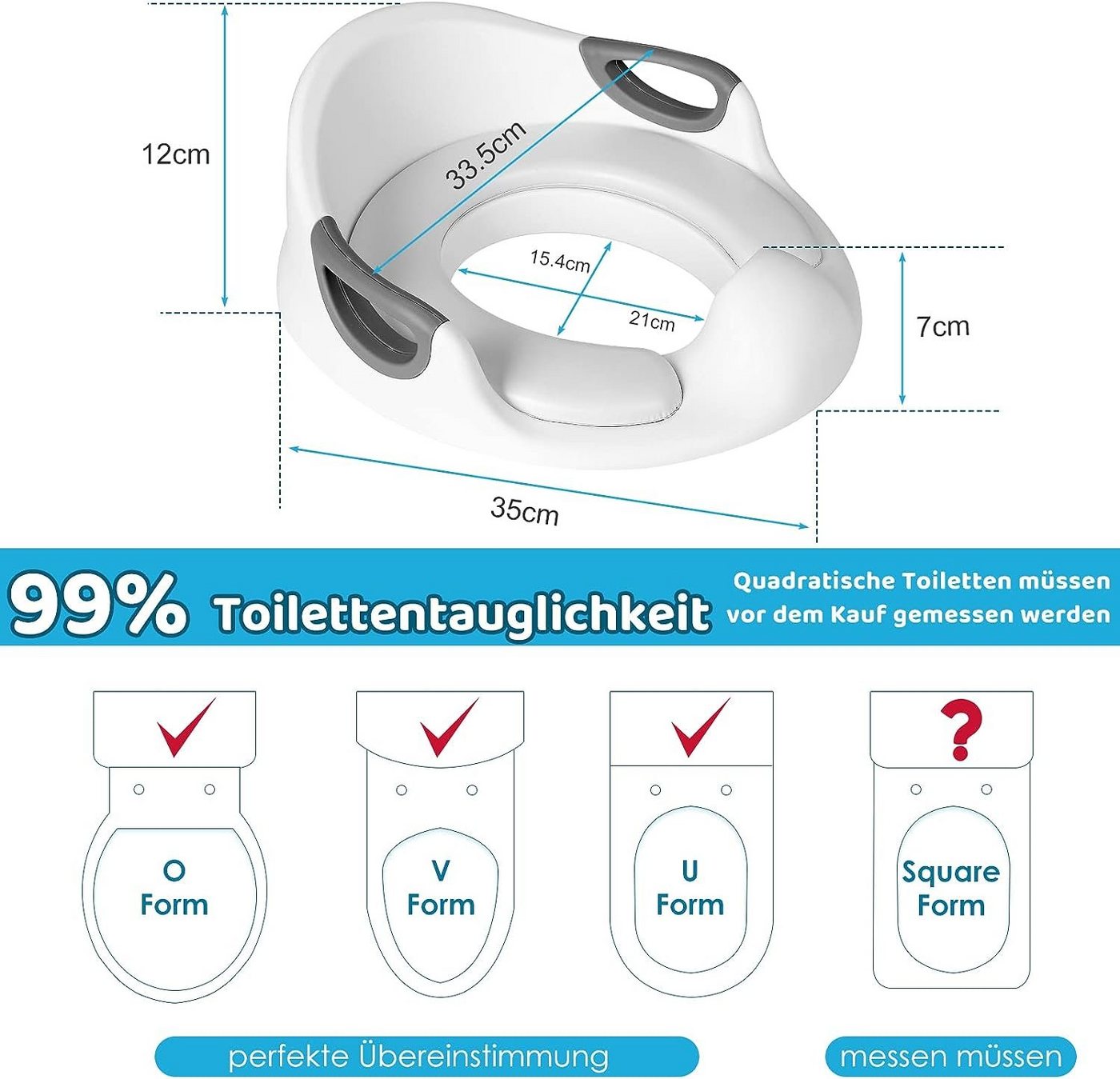 Thumbnail - TLGREEN Baby-Toilettensitz Kinder Toilettensitz Premium Kinder WC Sitz Töpfchen
