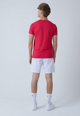 SPORTKIND Funktionsshirt Tennis T-Shirt Rundhals Herren & Jungen pink