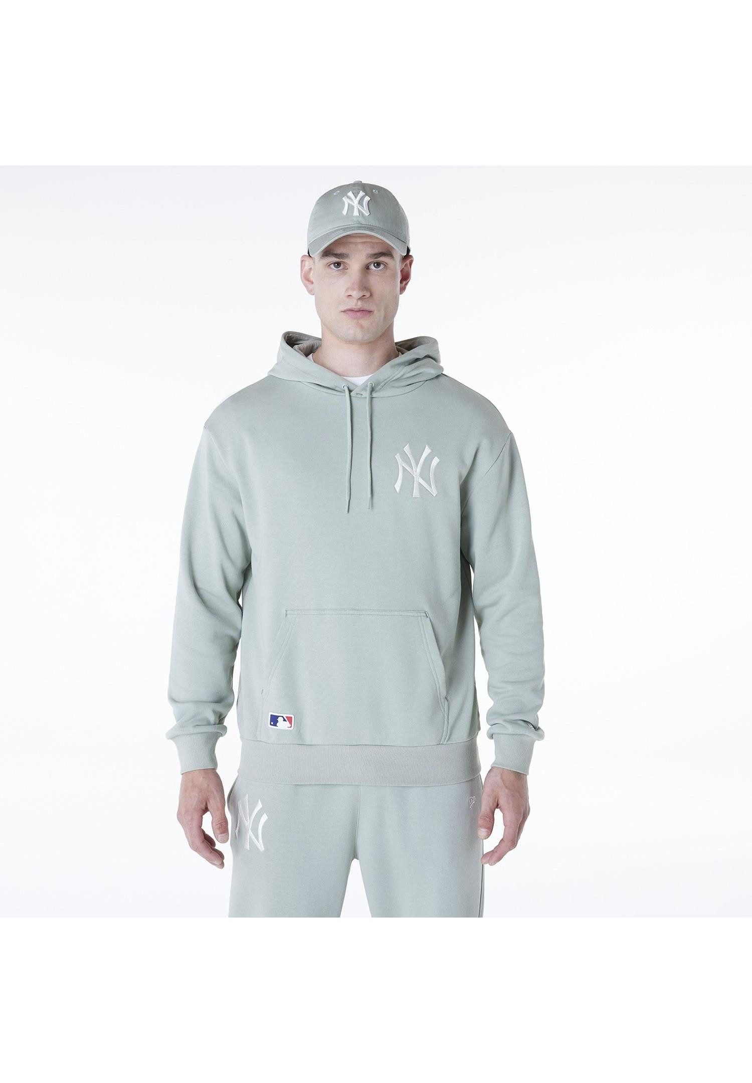 Hoodie New York Yankees New Era MLB OS Hoody Kapuzenpullover Pastellgrün