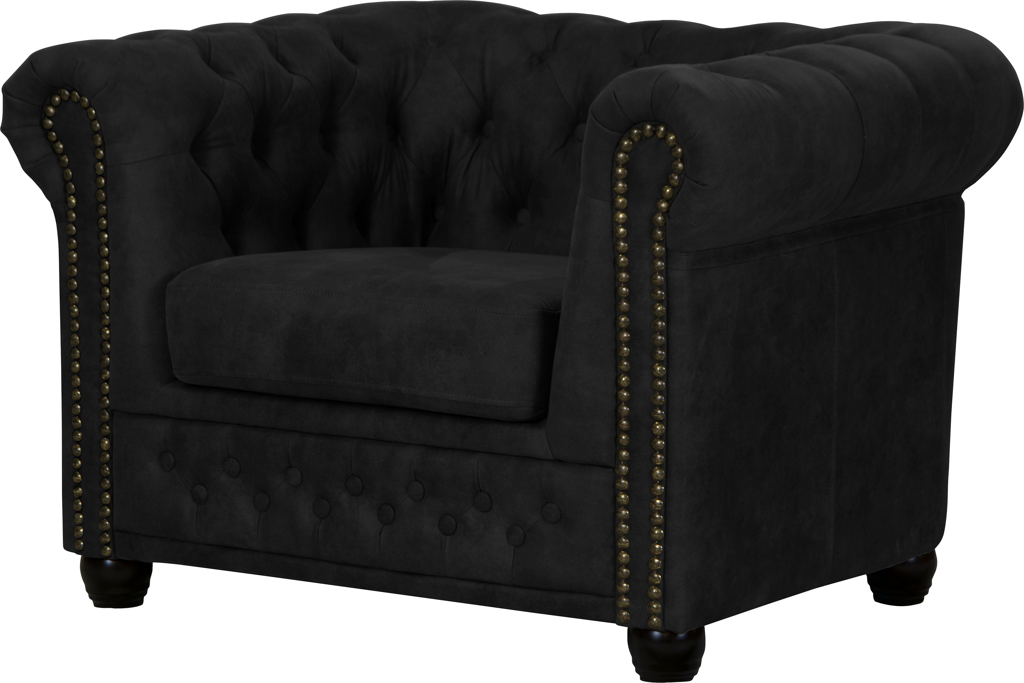 Home affaire Chesterfield-Sessel Rysum Sessel, passend zur Serie "Rysum" B/ günstig online kaufen