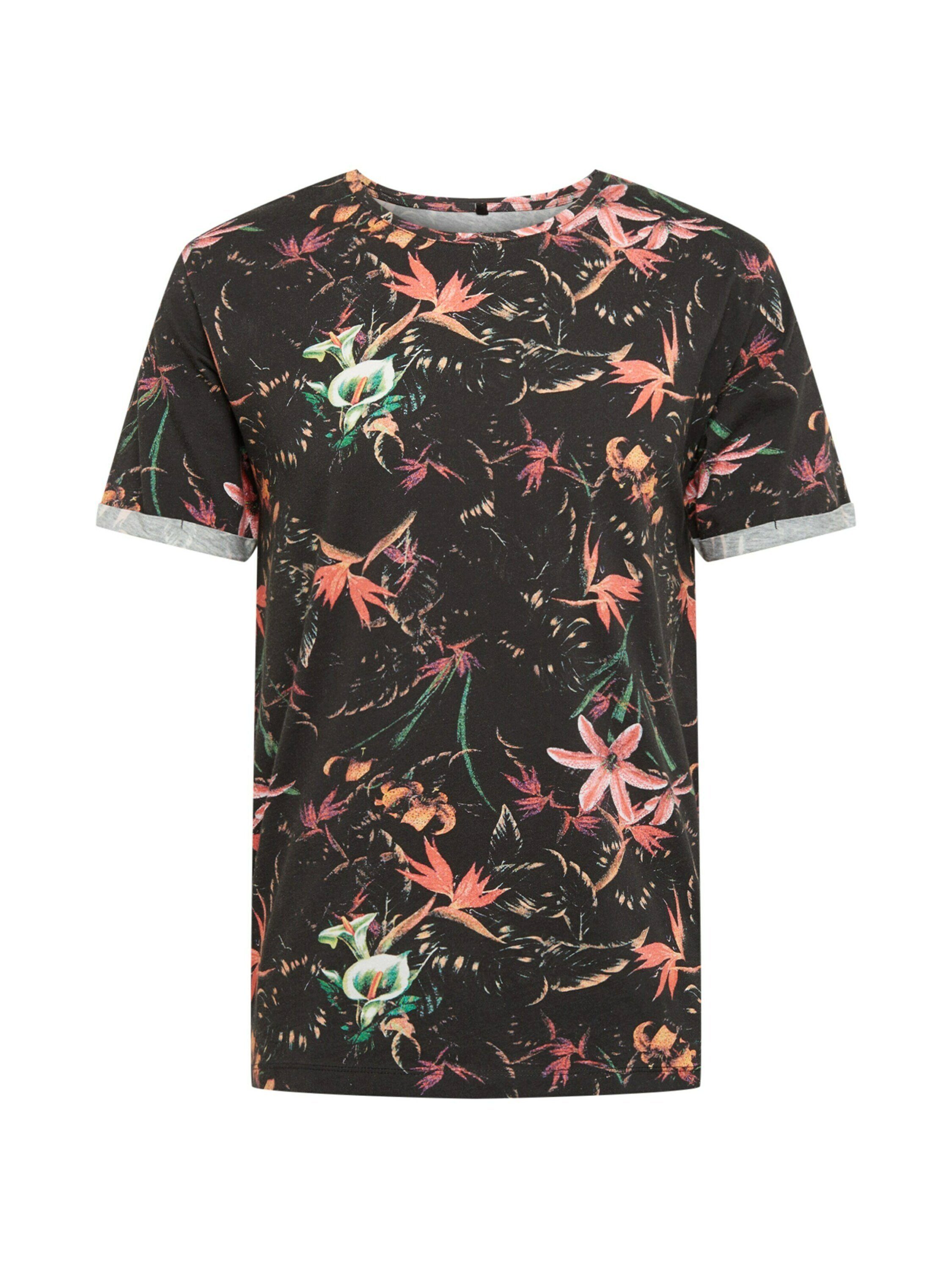 Key Largo T-Shirt JUNGLES Schwarz (1-tlg)