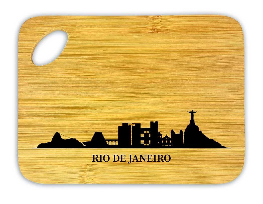 die Stadtmeister Frühstücksbrett Skyline Rio de Janeiro, Bambus