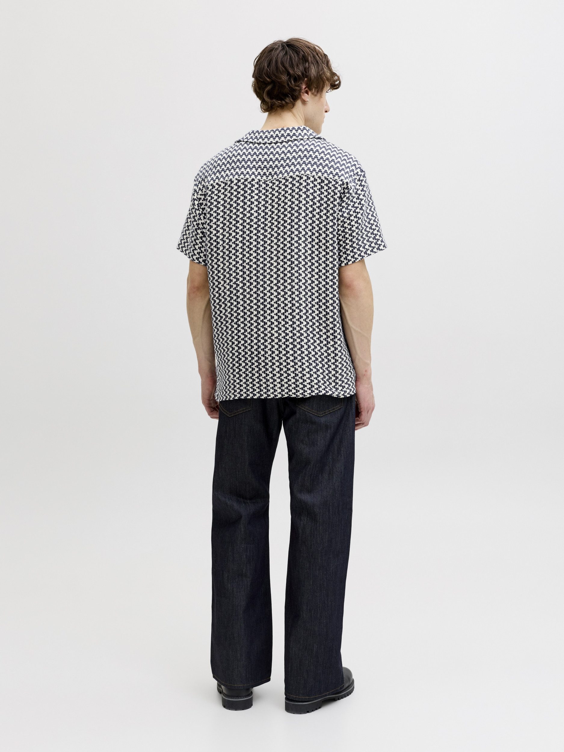 Jack & Jones Langarmhemd JORMONTAUK CROCHET SHIRT SS SA26 LN