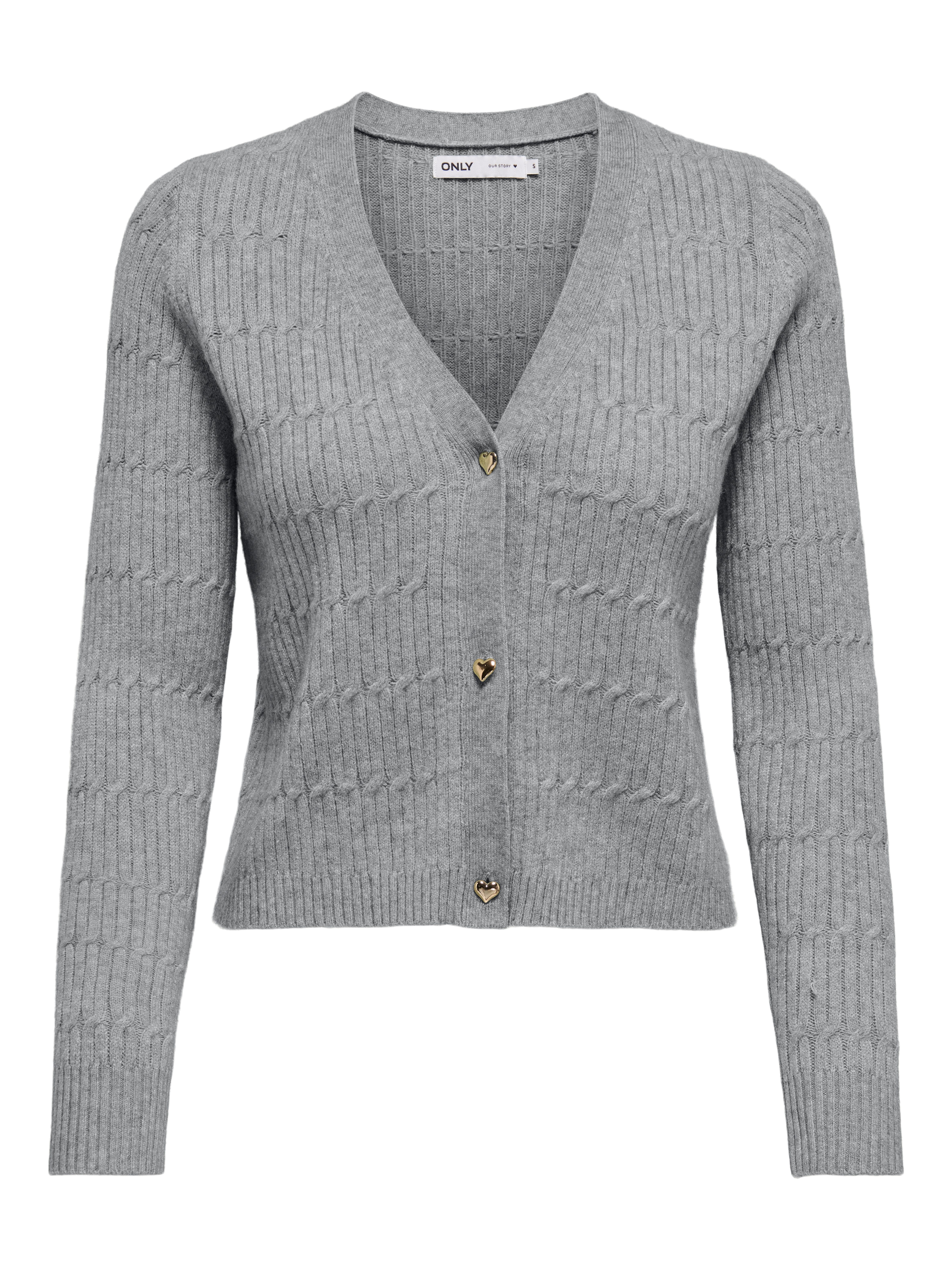 ONLY Strickjacke ONLKATIA LS CABLE V-NECK CARDIGAN CC KNT günstig online kaufen